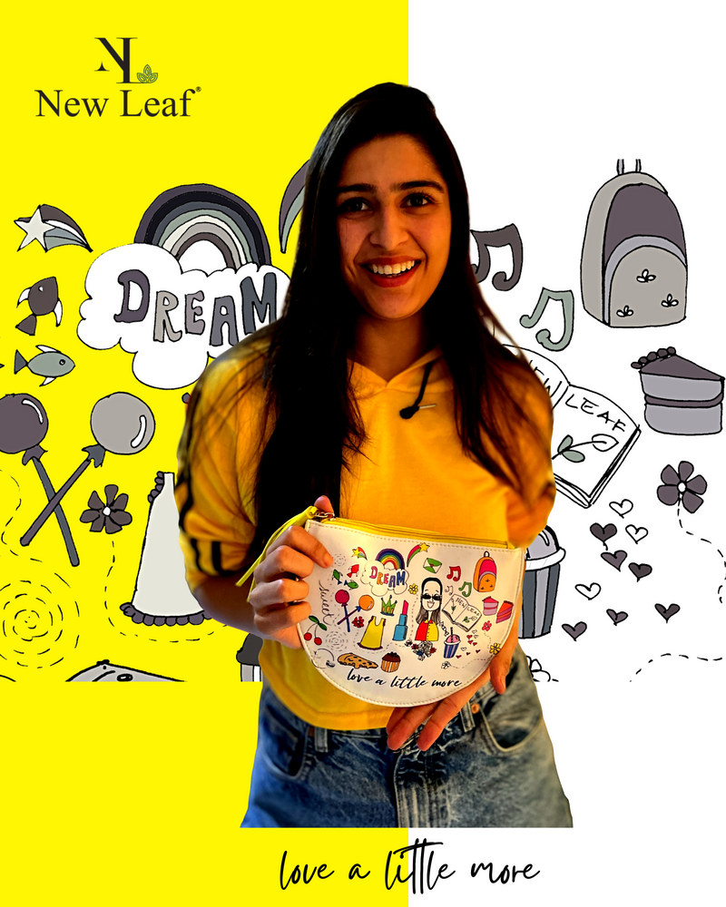 Love A Little More - Doodle Pouch - SaumyasStore