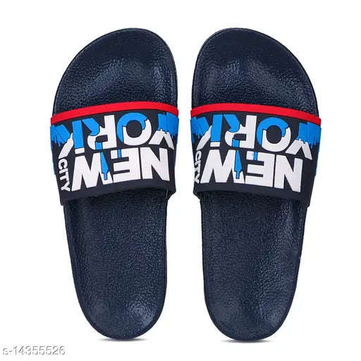 Bersache Men Blue CasualCasual Slipper & Flipflop
