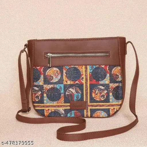 Zouk African Art U-Shaped Sling Bag