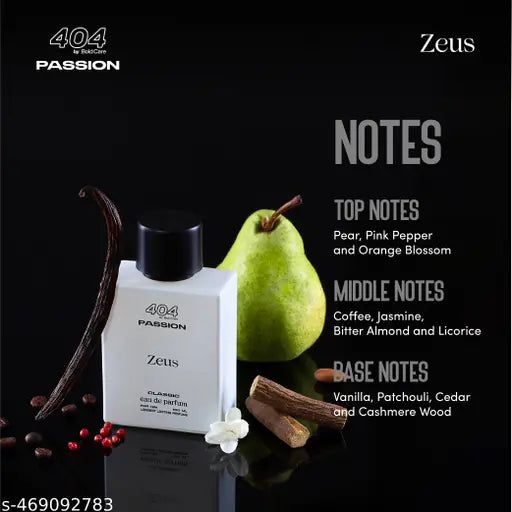 Bold Care Zeus + Posiedon Long Lasting Perfume Combo for Men 200ML (Pack of 2 Items 100ML Each)