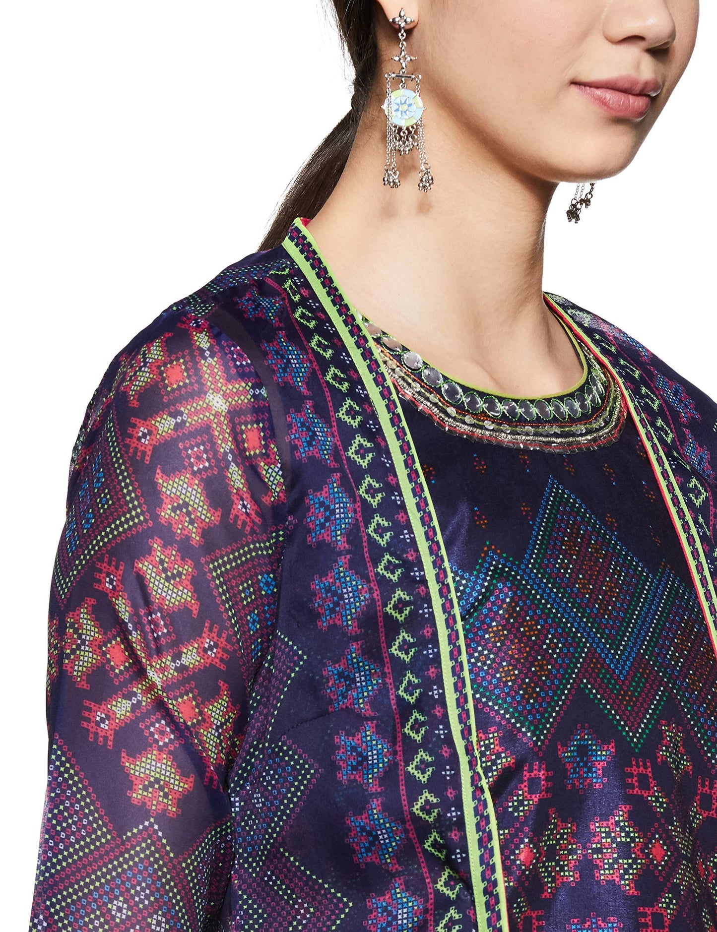 Aurelia Women's Synthetic Salwar Suit Set (18AUD10033-100425_Purple_X-Small)