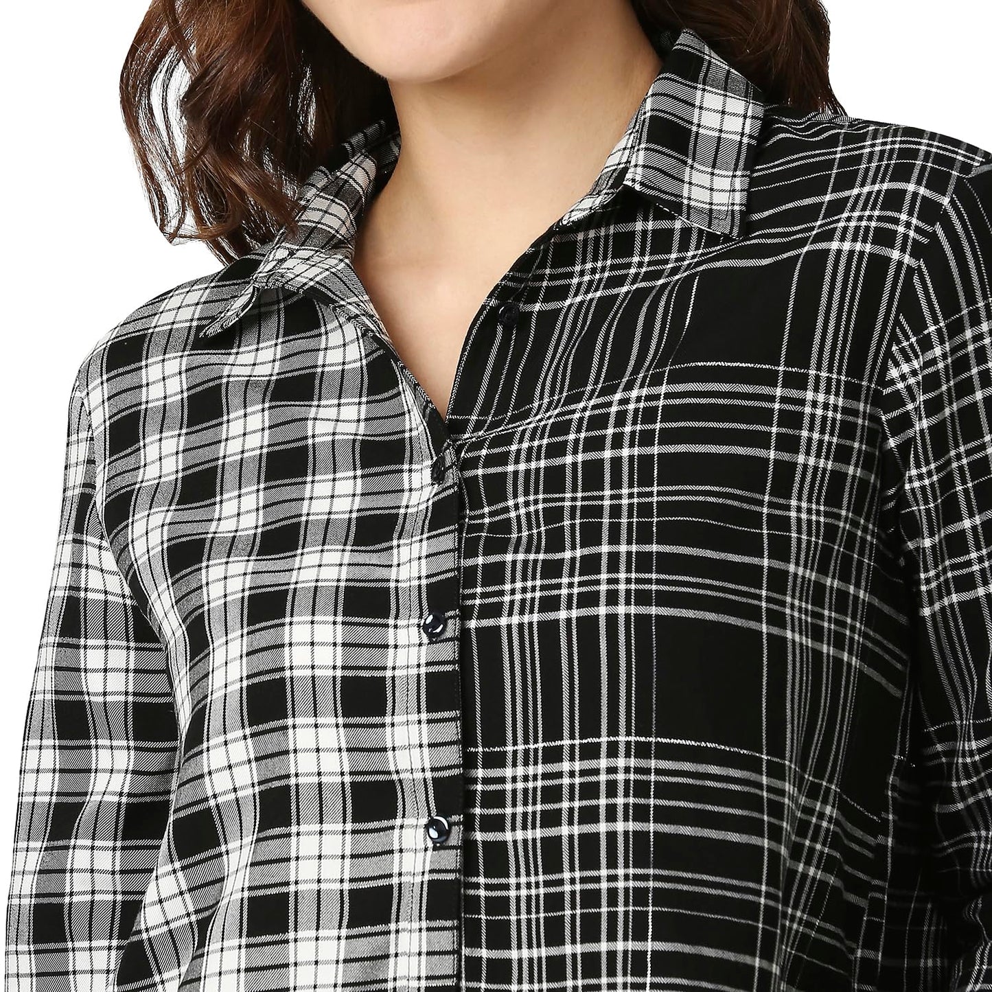 Pepe Jeans Women's Regular Fit Checked Shirts