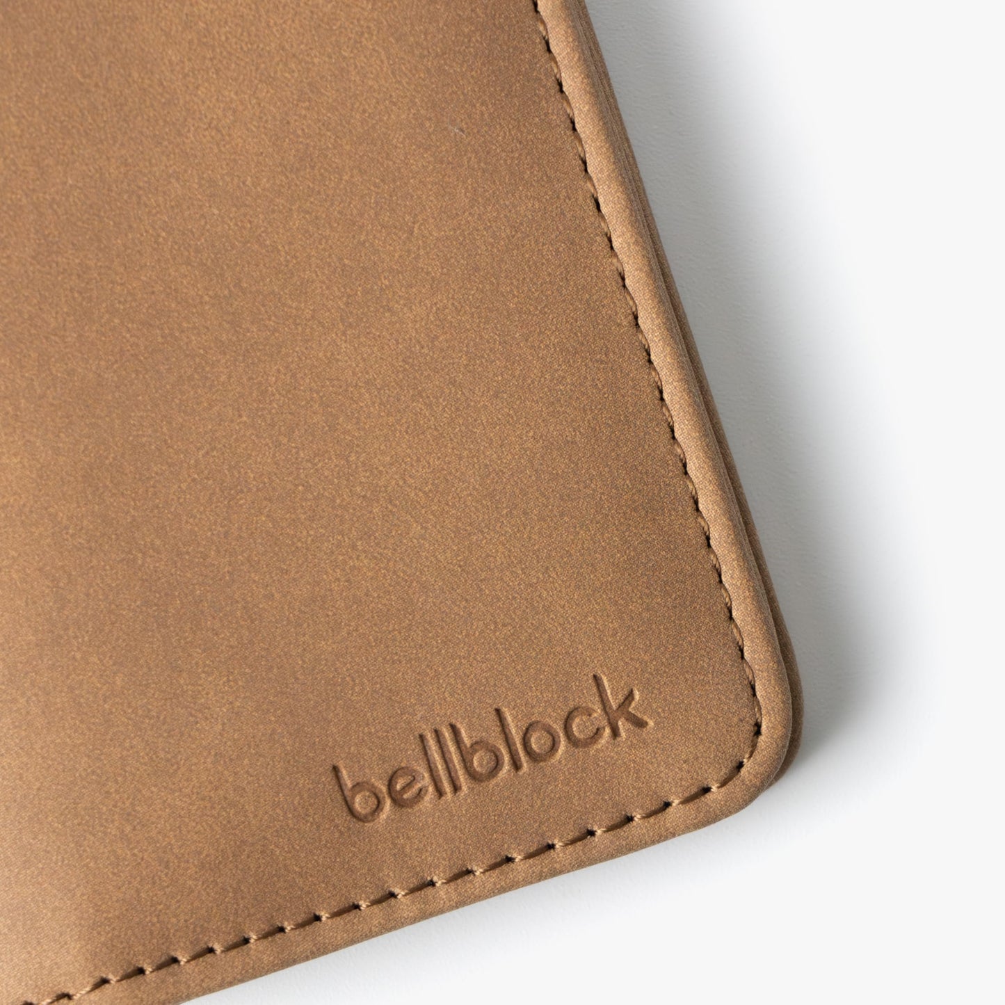 Bellblock Minimal Card Holder for Men/Women | Slim Handcrafted Mens Card Wallet | Upto 7 Cards & Folded Cash | Vegan Leather | Tangerine (Pack of 1)