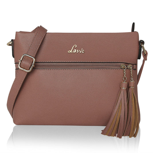 Lavie womens Western D PINK Sling Bag, M (SIFD167238N3)