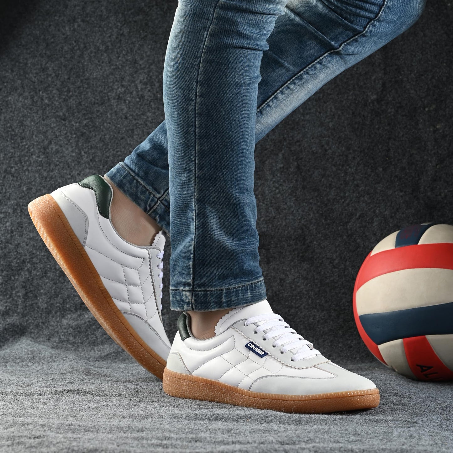 Cruiser Sneaker for Men | Comfort & Style with Soft Cushioned Insole | Trendy Lace-Up Design for Casual Outfits 2608-4