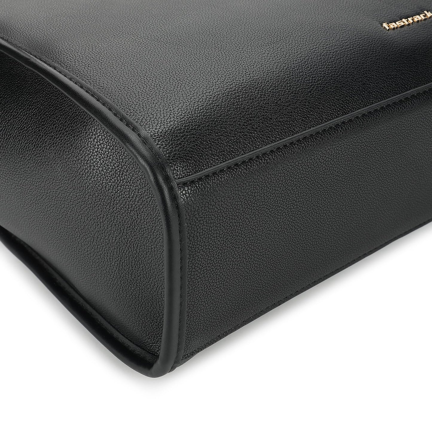 Fastrack WorkEase Structured Laptop Tote | 15" Laptop Compatibility | Made with Faux-Leather for Durability | Workwear Bags for Women | College Bags with Laptop