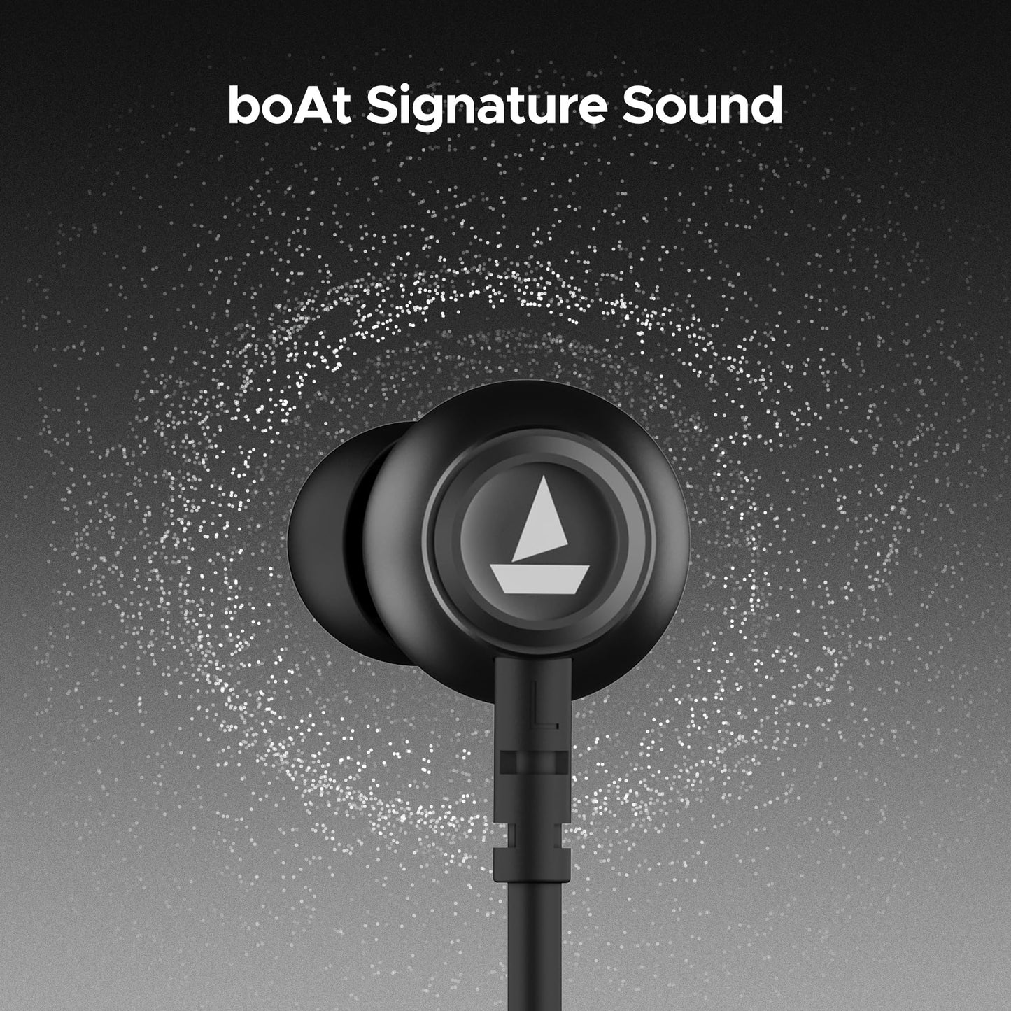 boAt Rockerz 111, 40HRS Battery, Dual Device Pairing, ENx Tech, Low Latency Mode, Fast Charging, BTv5.3, IPX5, Type-C Interface, Bluetooth in Ear Neckband, Wireless with Mic Earphones (Active Black)