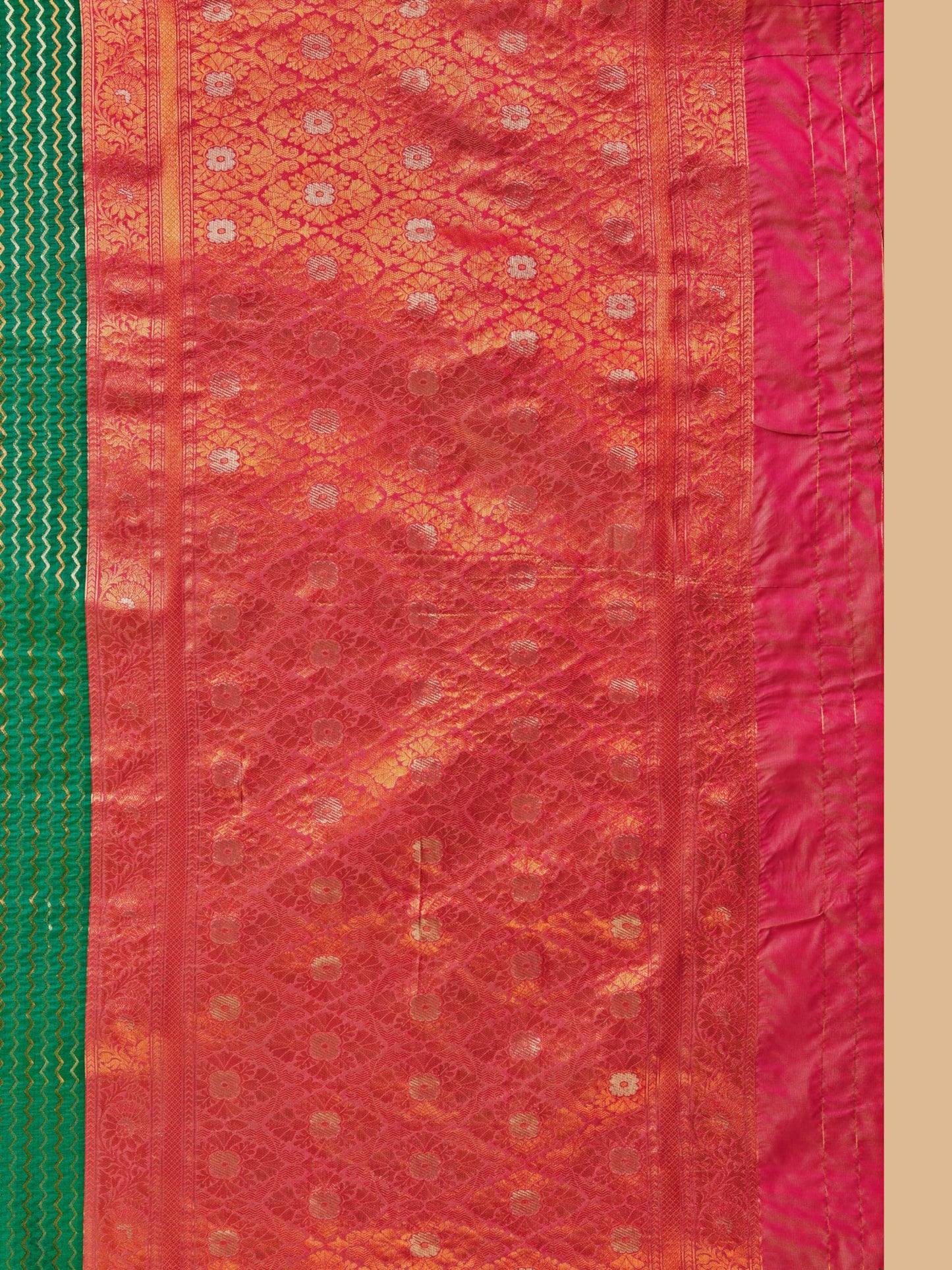 MIMOSA Women's Woven Design Kanjivaram Style Art Silk Saree With Blouse Piece : Sa00001375Bgfree, Green