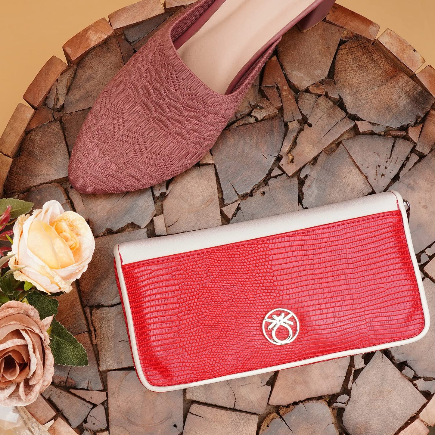 United Colors of Benetton Women's Clutch Bag (Red)