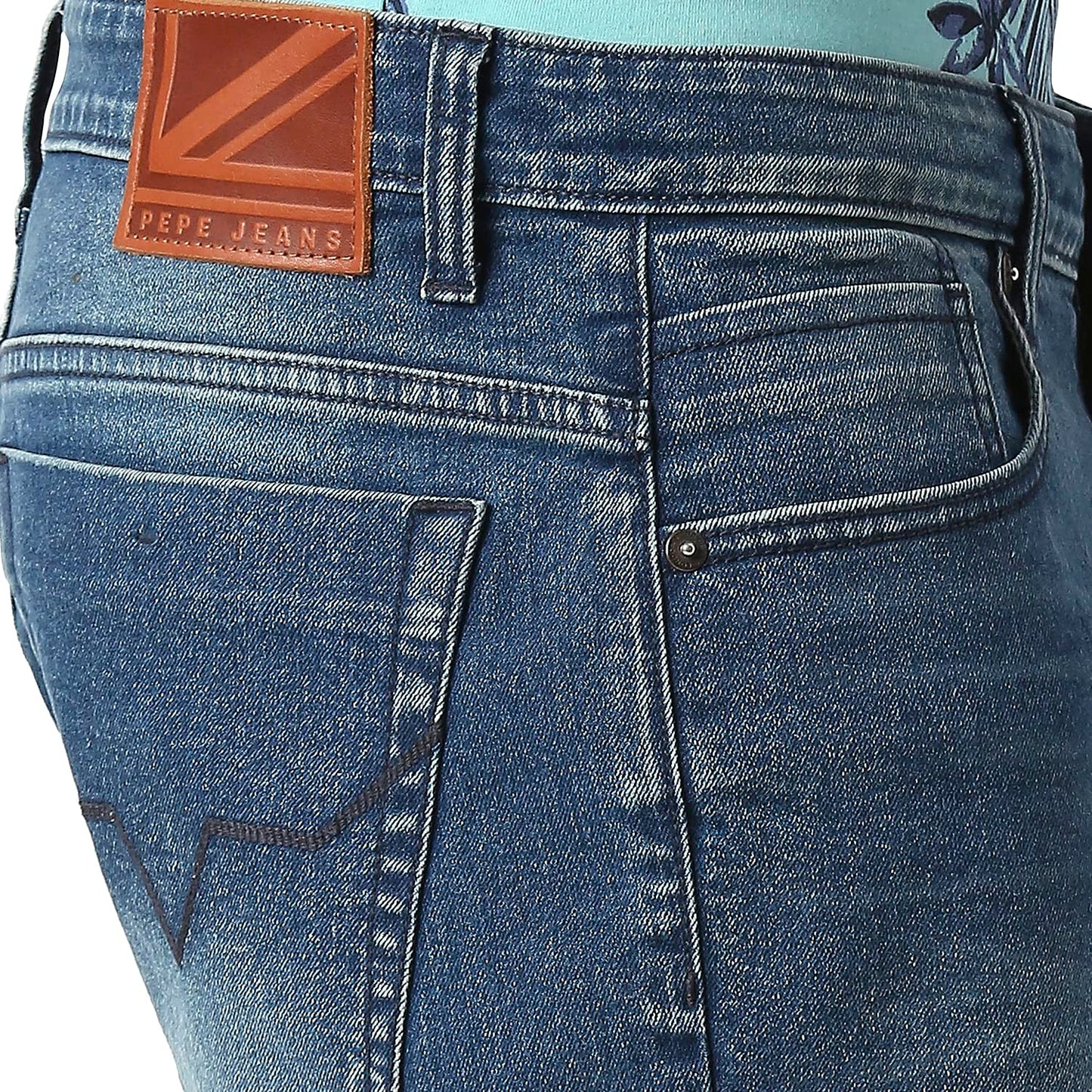 Pepe Jeans Men's Chino Shorts (PM207219J67_Med Dark Used