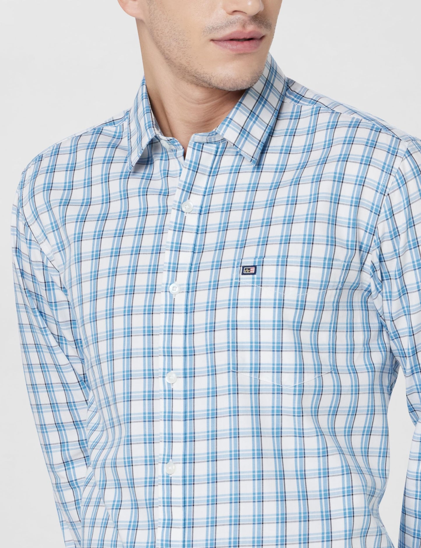 Arrow Men's Sport White Slim Fit Casual Shirt (ASAEOSH1518_40)