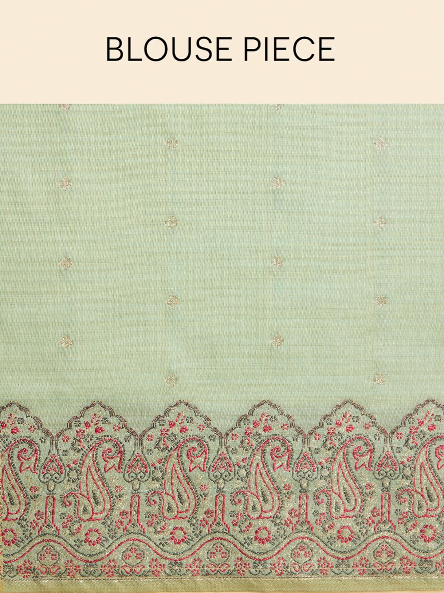 MOHEY Women's Art Silk Weave Saree(Light Blue)