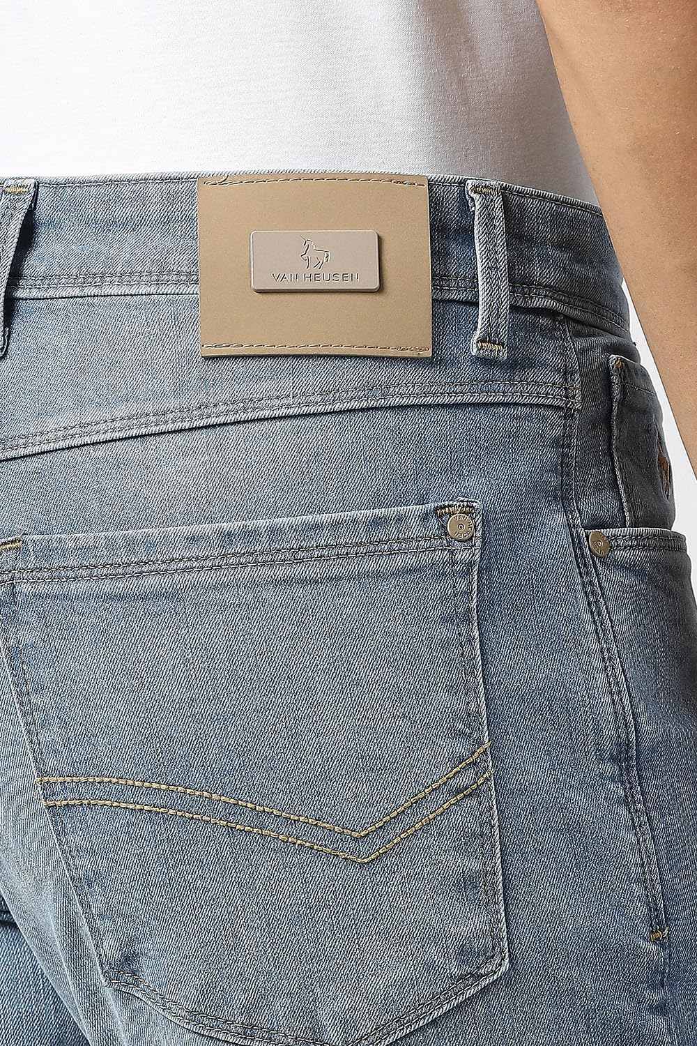 Van Heusen Men's Regular Jeans