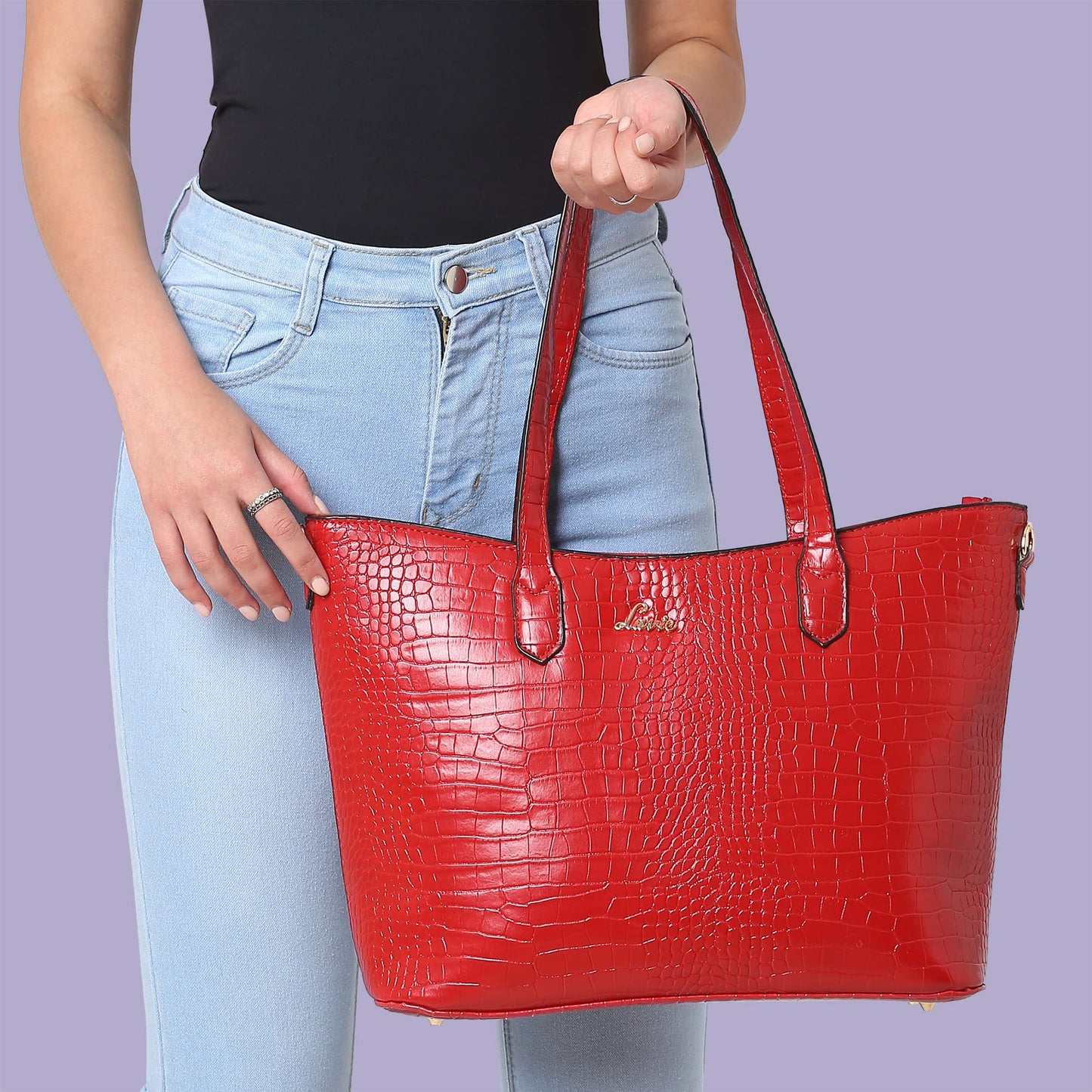 Lavie Hailon Large Tote (Red)