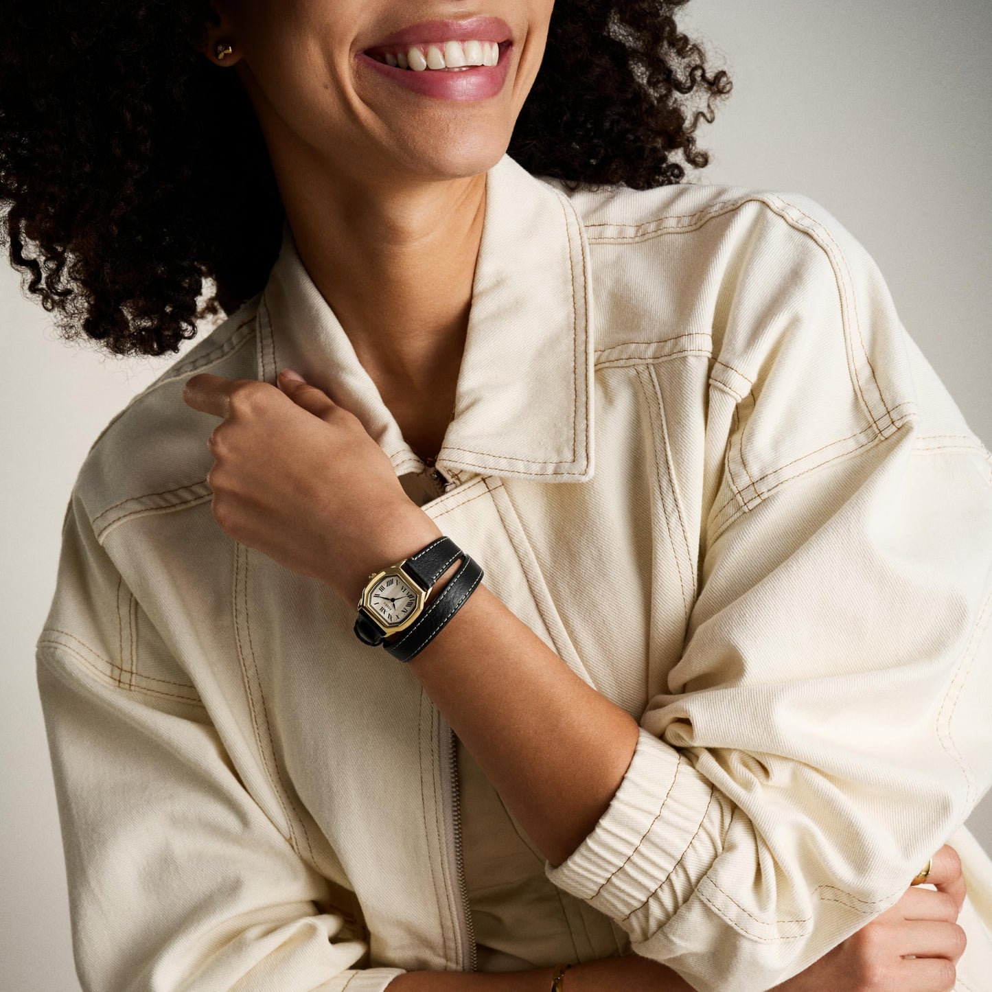 Fossil Analog Beige Dial Women's Watch-ES5404