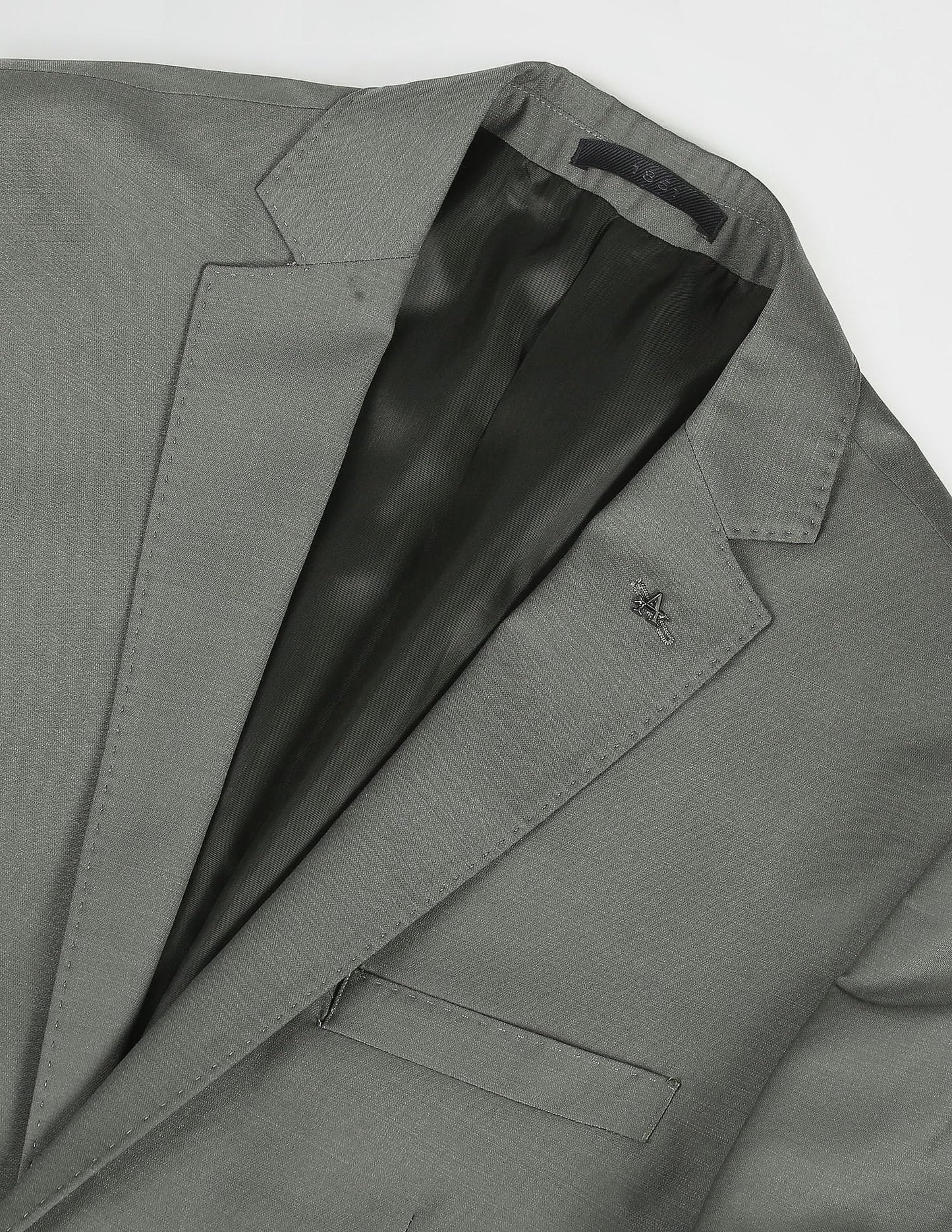 Arrow Men's Wool Single Breasted Business Suit Pants Set (ARAGSU5570_Olive