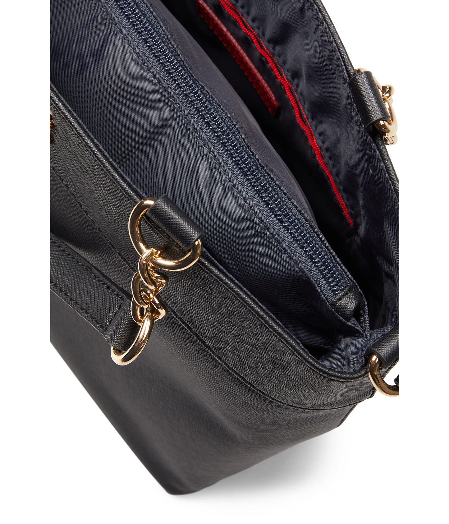 Tommy Hilfiger Women's Camilla Ii Convertible Satchel, Black, One Size