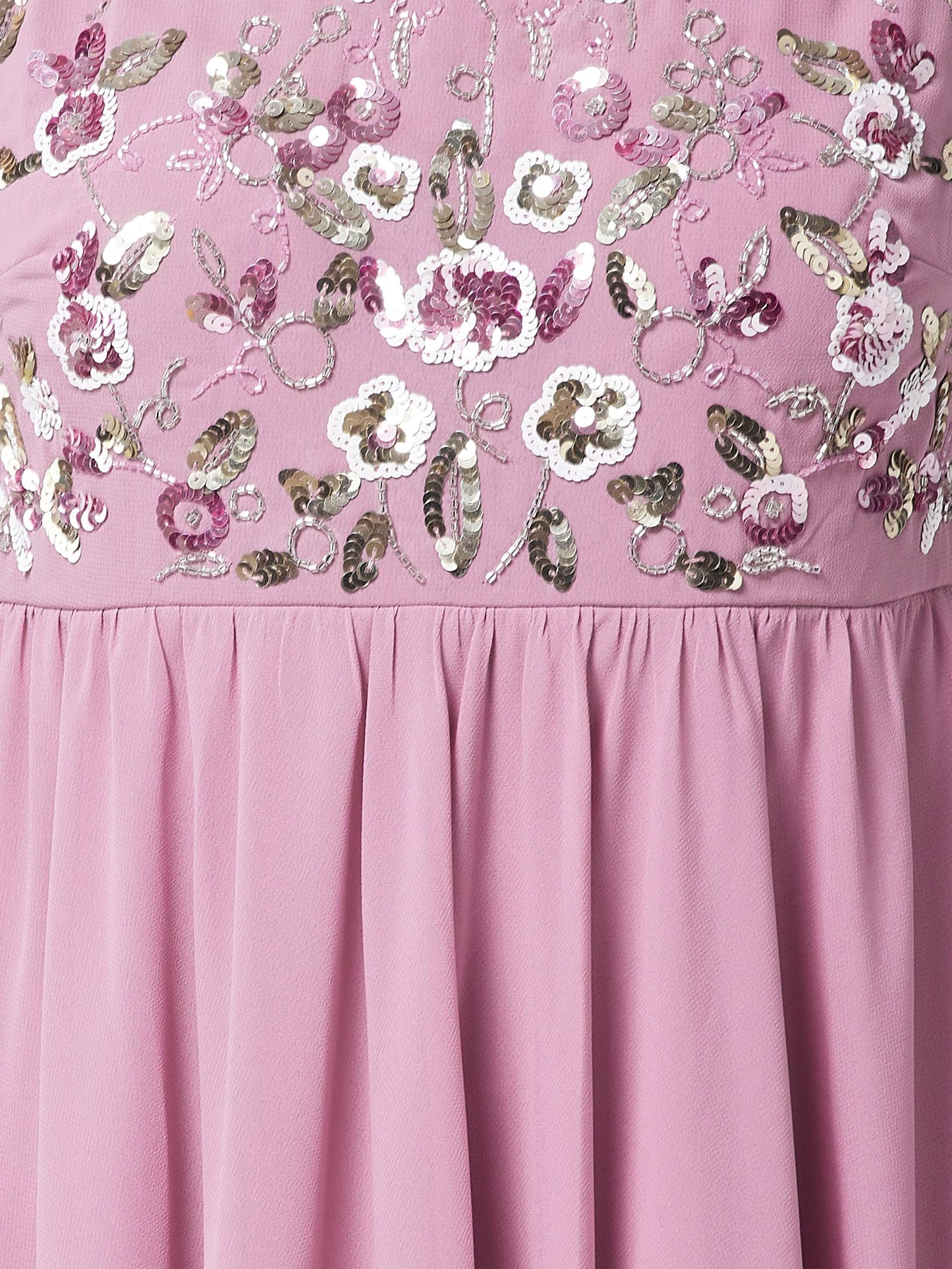 Miss Chase Women's Dusty Lavender Round Neck Sleeveless Solid Embroidered Maxi Dress (MCAW21D06-42-196-04, Dusty Lavender, M)