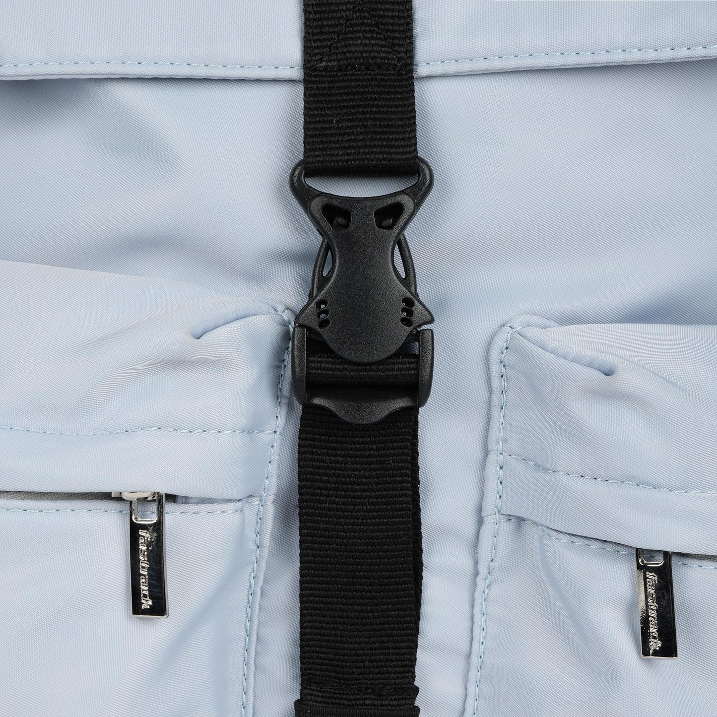 Fastrack Nylon Backpack for Women | Stylish College & Travel Bag with Buckle Closure | 2 Front Zipper Pockets | Lightweight & Durable Casual Backpack