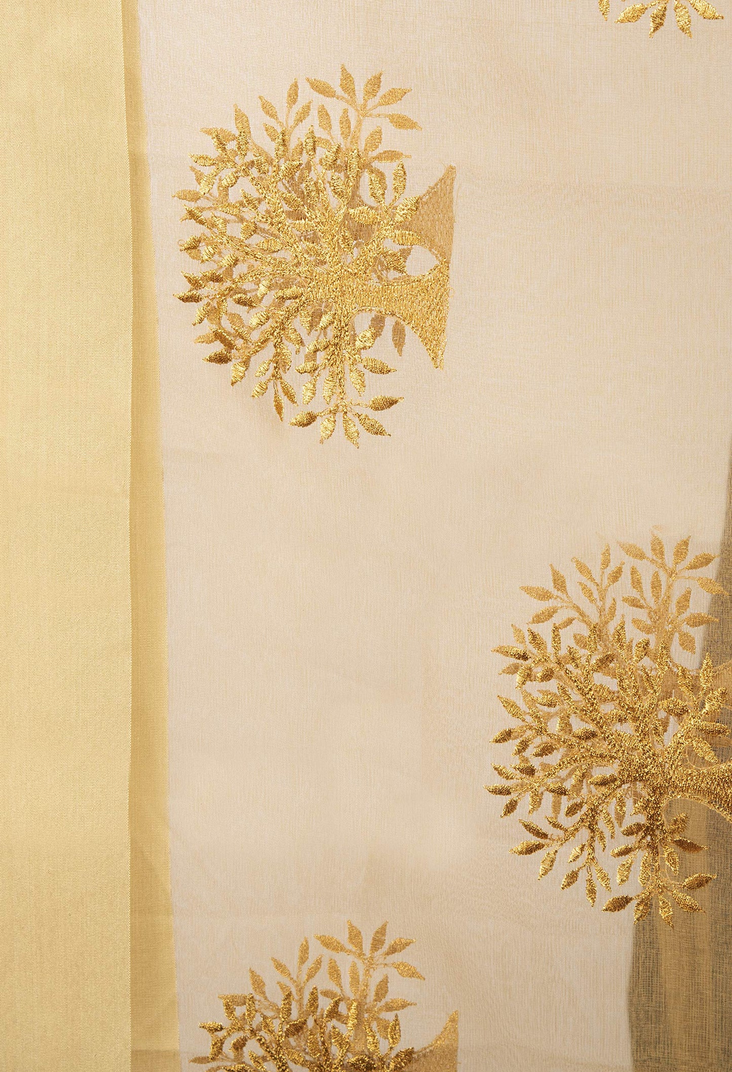 A R Silk Women's Embroidered Tissue Silk Dupatta, Free Size