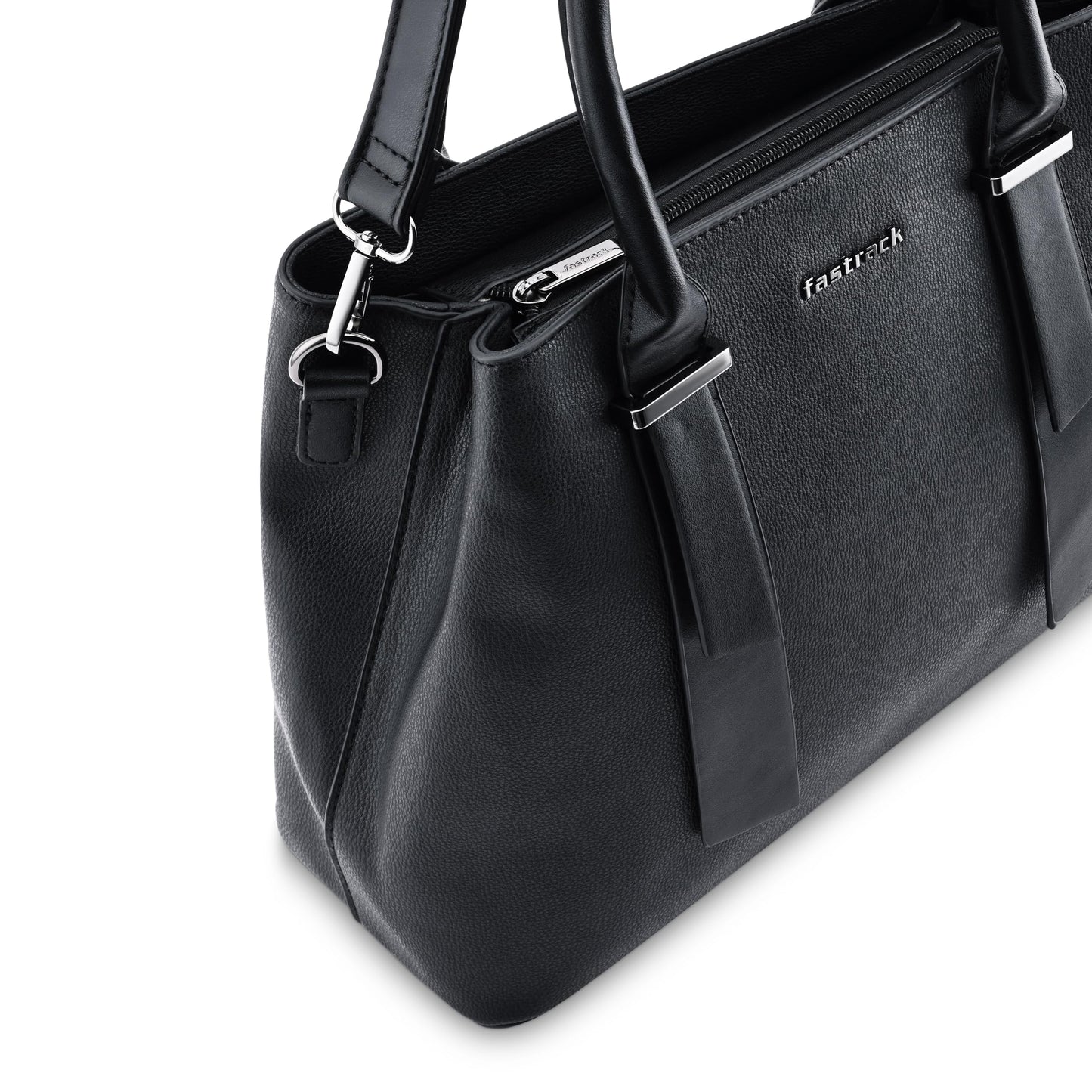 Fastrack Switch-It-Up Satchel | Faux-Leather Women's Handbags | Comes with a Key-Leash| Ladies Purse Handbag | Satchel for Casual Carry