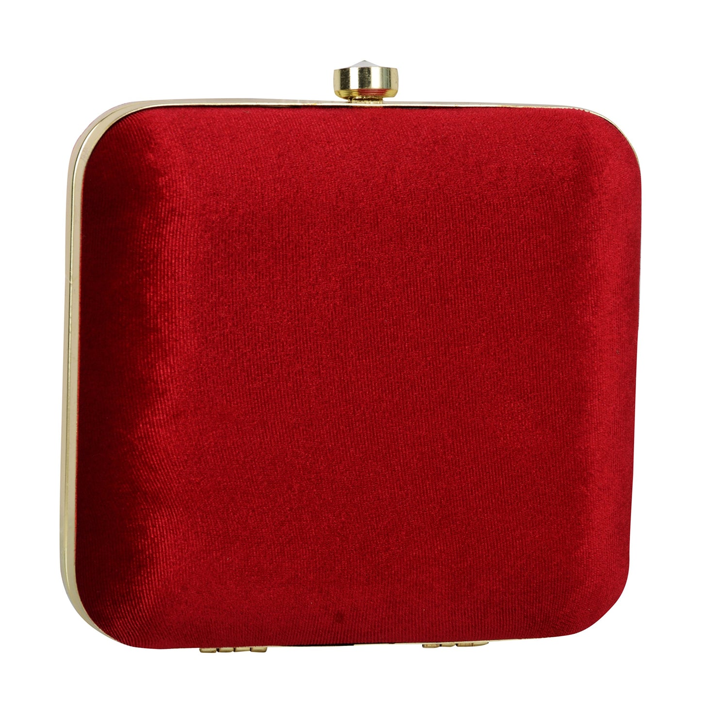 TOOBA Women's Chain Square Purse for Bridal 6x6 Box Clutch Casual, Wedding Bag for Women & Girls