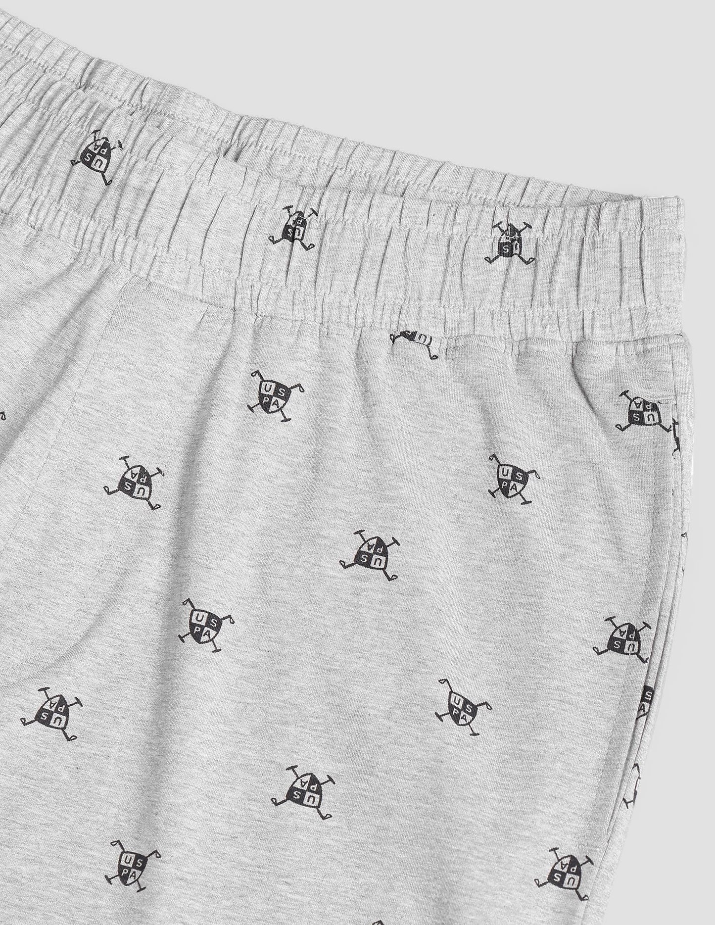U.S. POLO ASSN. Signature Print LP002 Lounge Pants - Pack of 1 (Greymelange XL)