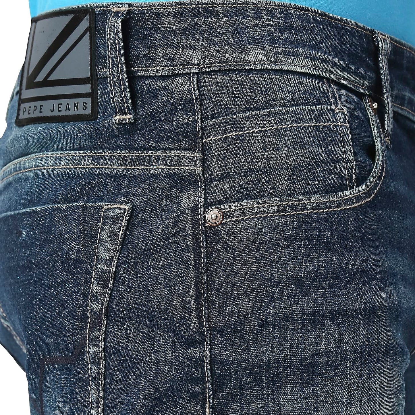 Pepe Jeans Men's Chino Shorts (PM207216Q03_Dark Used