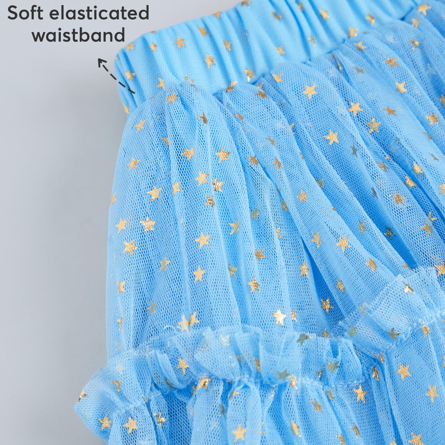 Hopscotch Girls Blue Tulle Skirt (5-6 Years)