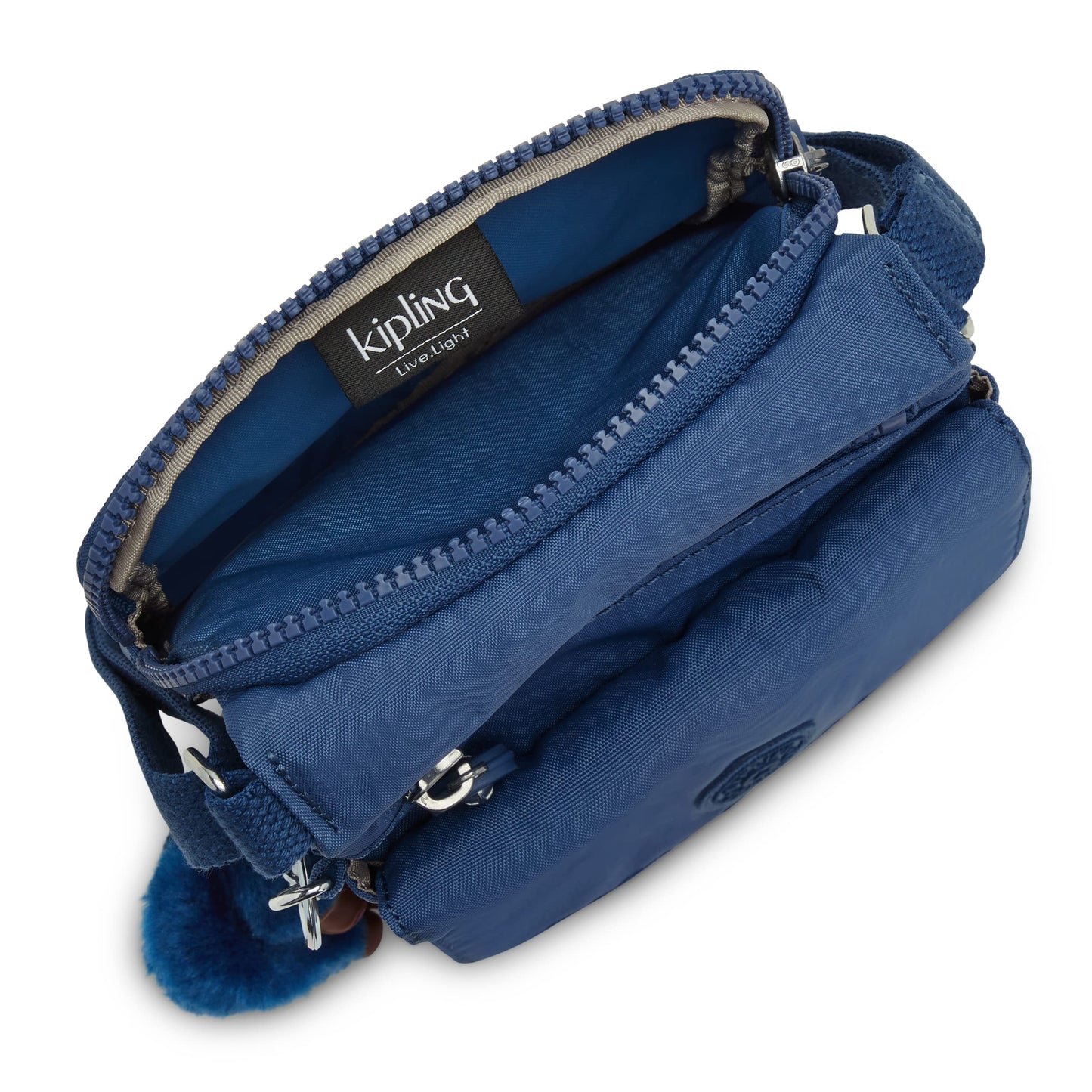 Kipling Women's New Eldorado Minibag, Lightweight Crossbody, Nylon Travel Bag, Delicate Blue