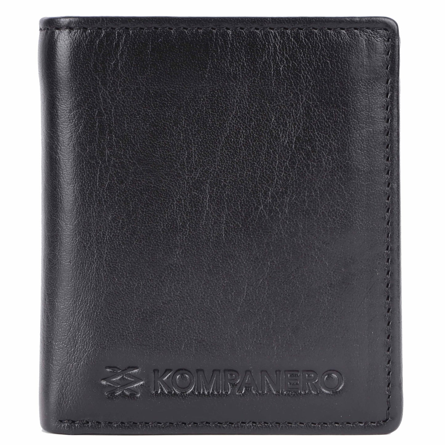 KOMPANERO Genuine Leather Wallet (C-13272-BLACK)