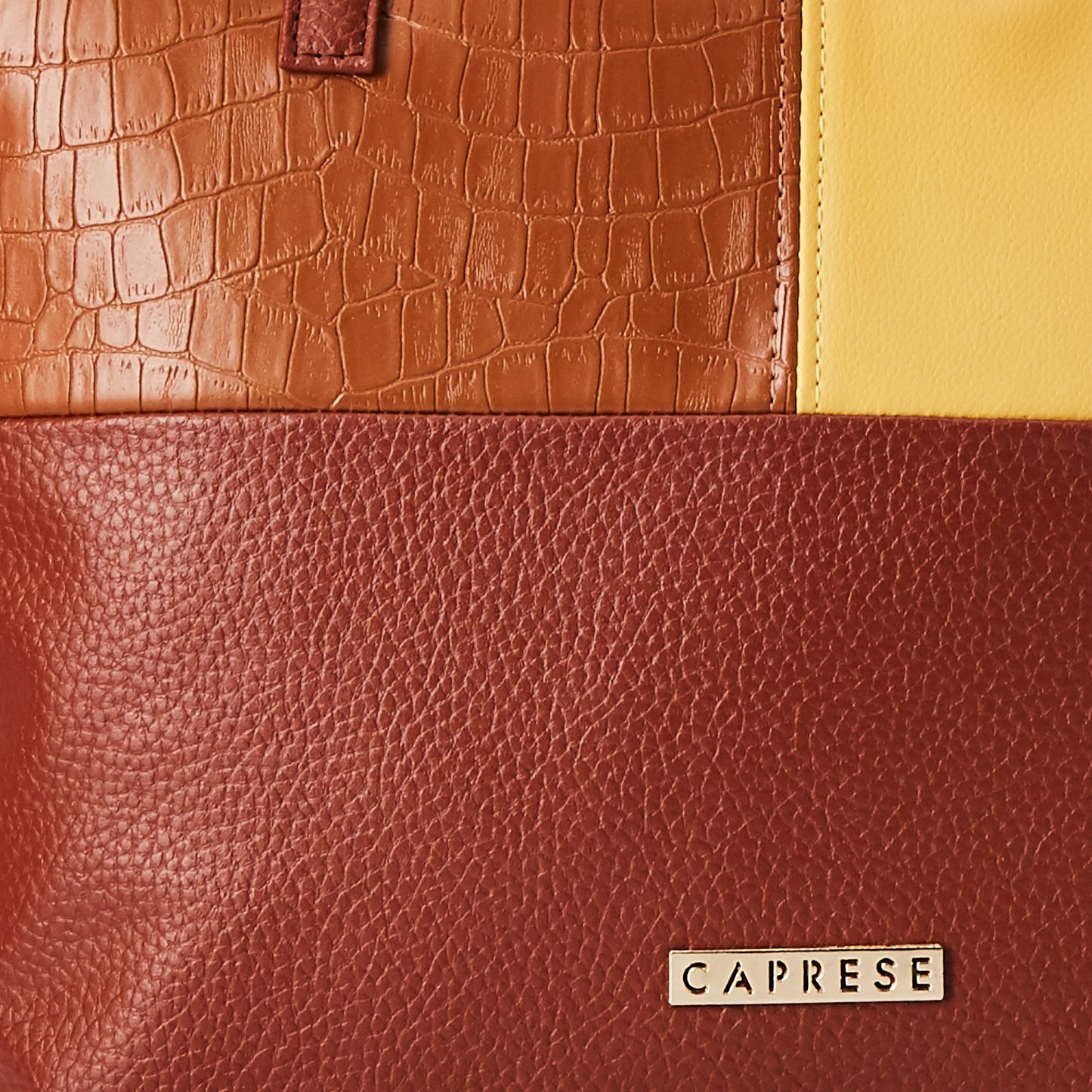 Caprese womens KIRA T Large TERRACOTTA Tote Bag