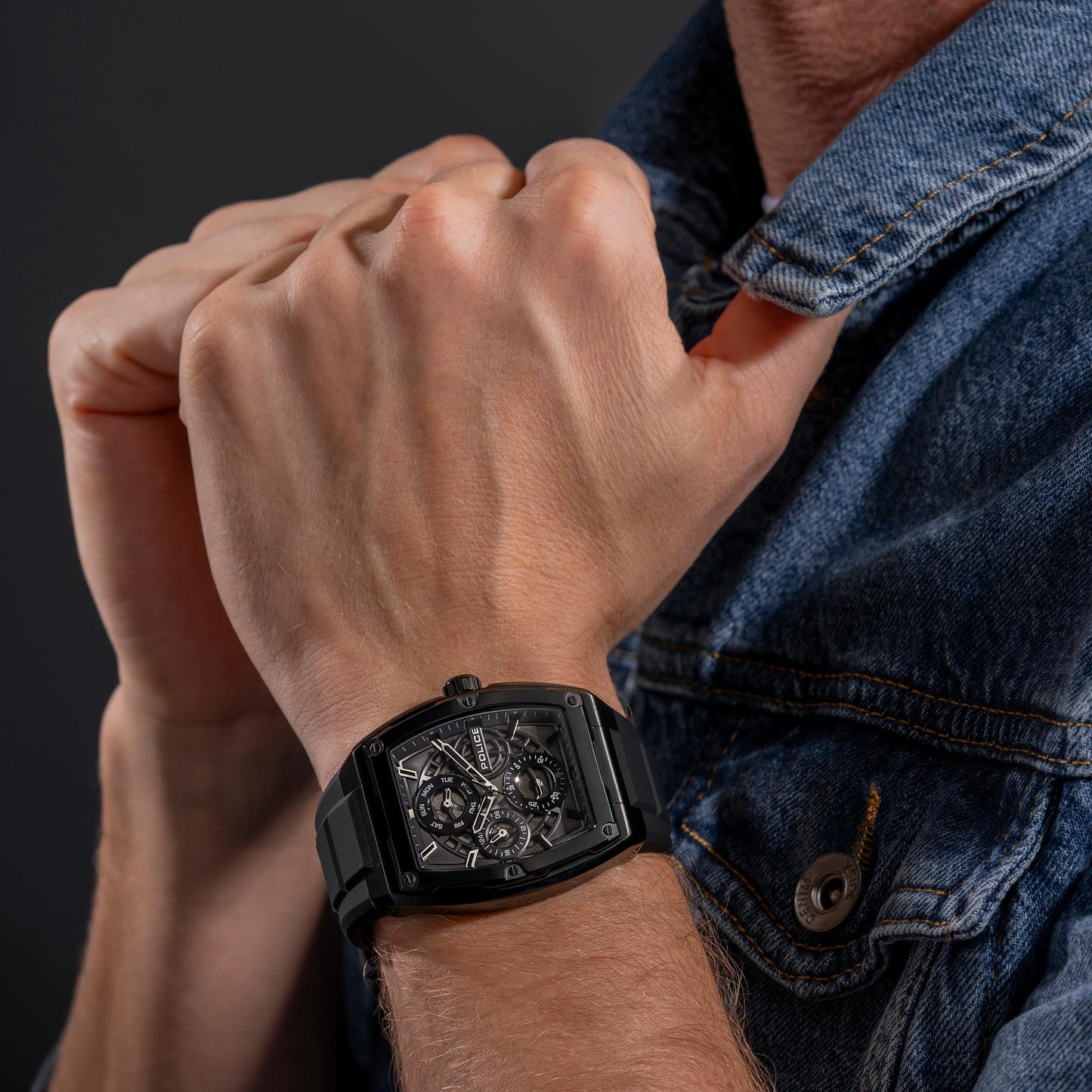 Police Analog Grey Dial Men's Watch-PLPEWJQ0004501