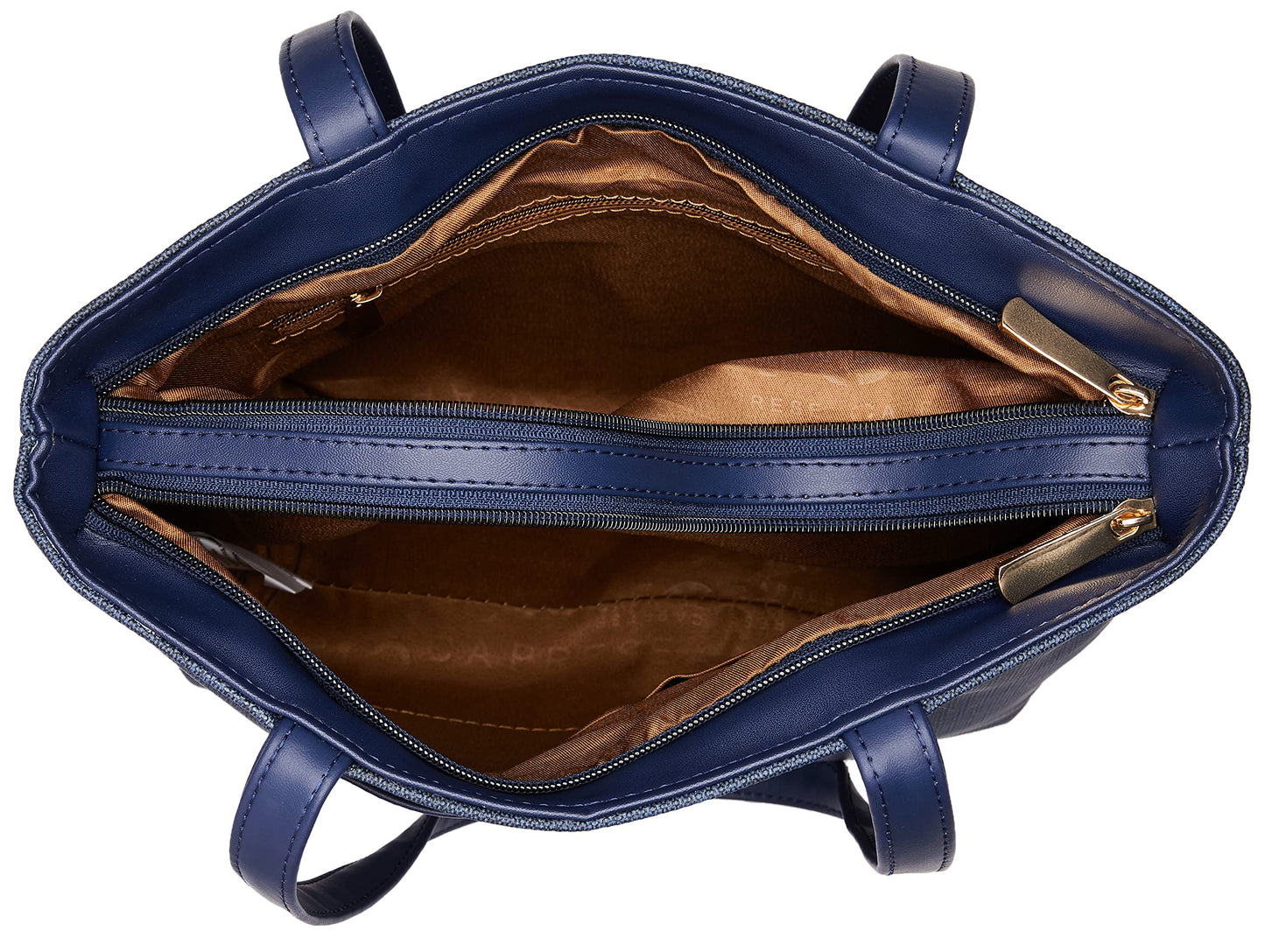 Caprese womens MILAN T Medium NAVY Tote Bag