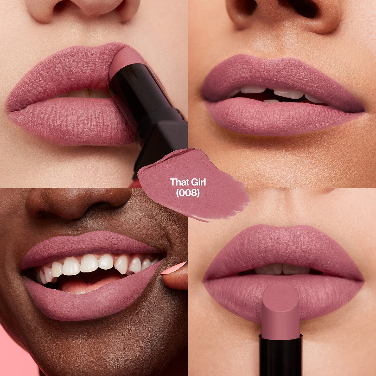 REVLON Lipstick, ColorStay Suede Ink, Built-in Primer, Infused with Vitamin E, Waterproof, Smudgeproof, Matte Color, 008 That Girl (Pack of 1)