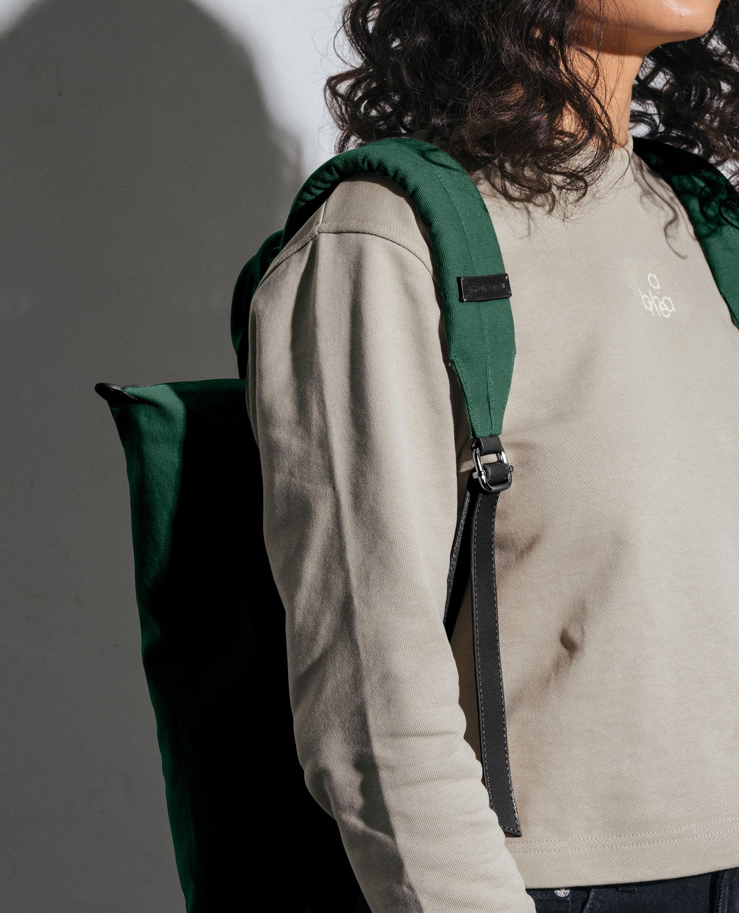 DailyObjects Stylish Cotton Canvas Pilot Backpack | Sturdy Leather Handles | Spacious Shoulder Travel/Office/College Bag For Boys, Girls | Lightweight | Multiple Pockets | Fits Laptops Up to 15"