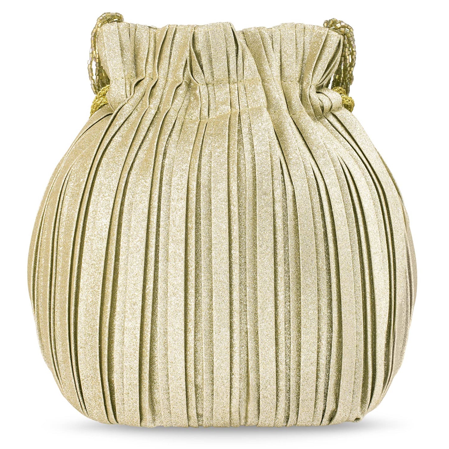 Peora Potli Bags for Women Evening Bag Clutch Ethnic Bride Purse with Drawstring (P63G)