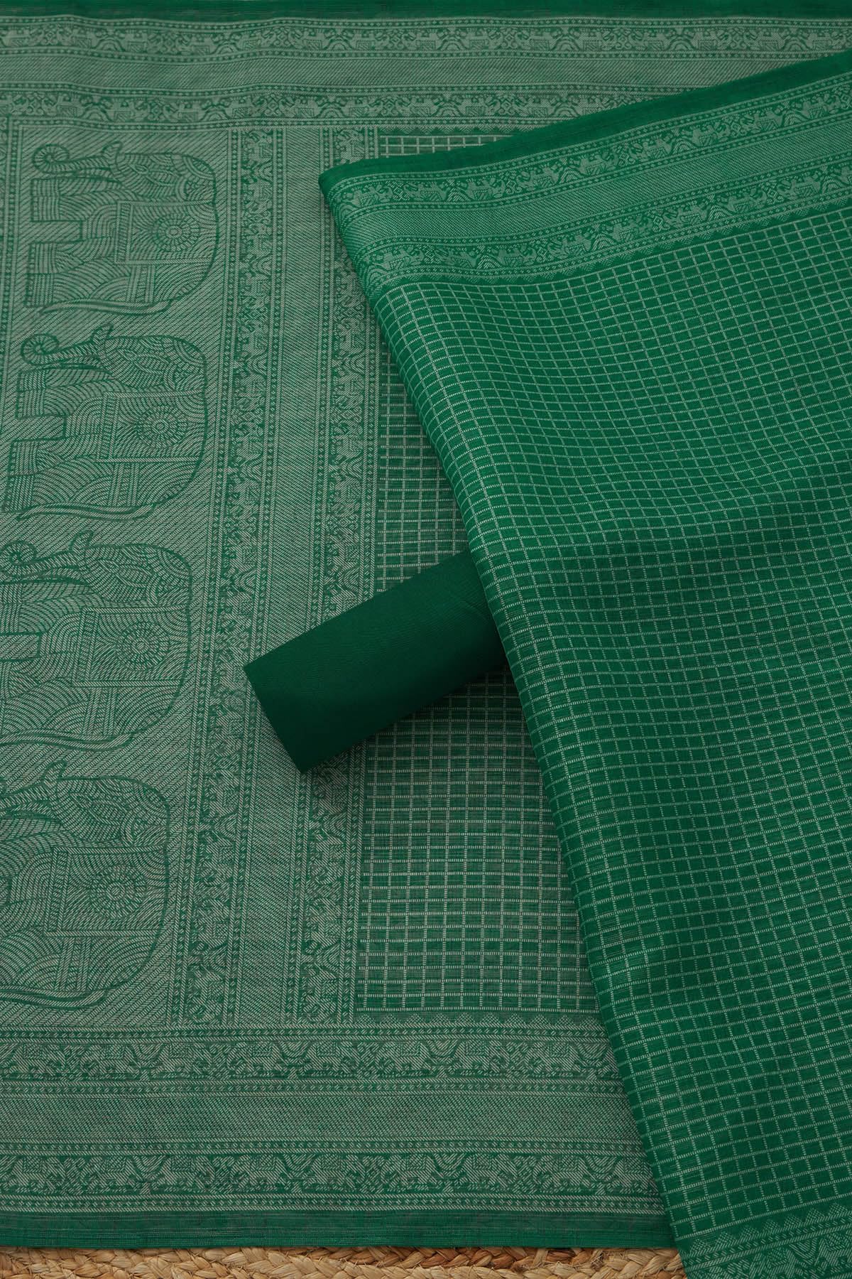 Soch Womens Linen Shimmer Embroidered Unstitch Dress Material With Sequins