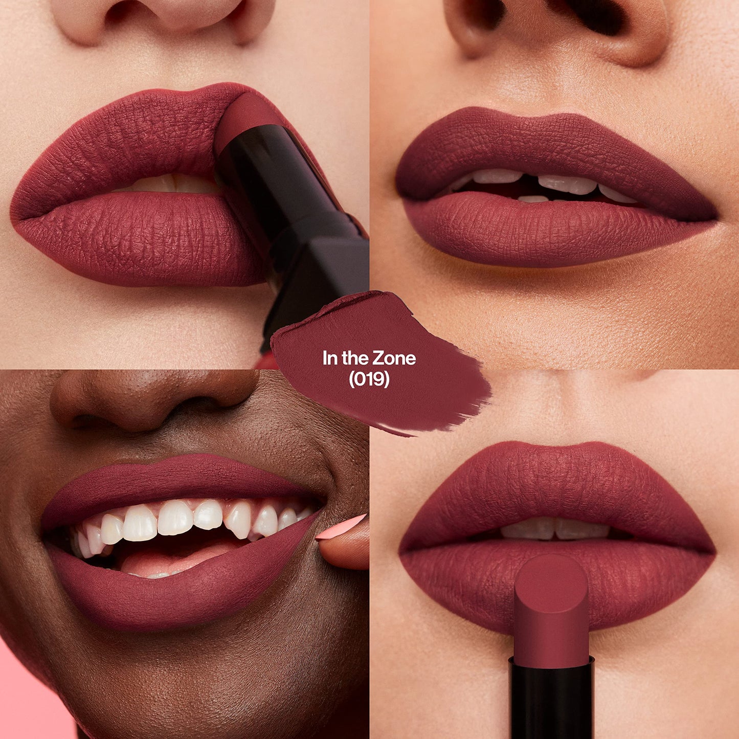 REVLON Lipstick, ColorStay Suede Ink, Built-in Primer, Infused with Vitamin E, Waterproof, Smudgeproof, Matte Color, 019 In the Zone (Pack of 1)