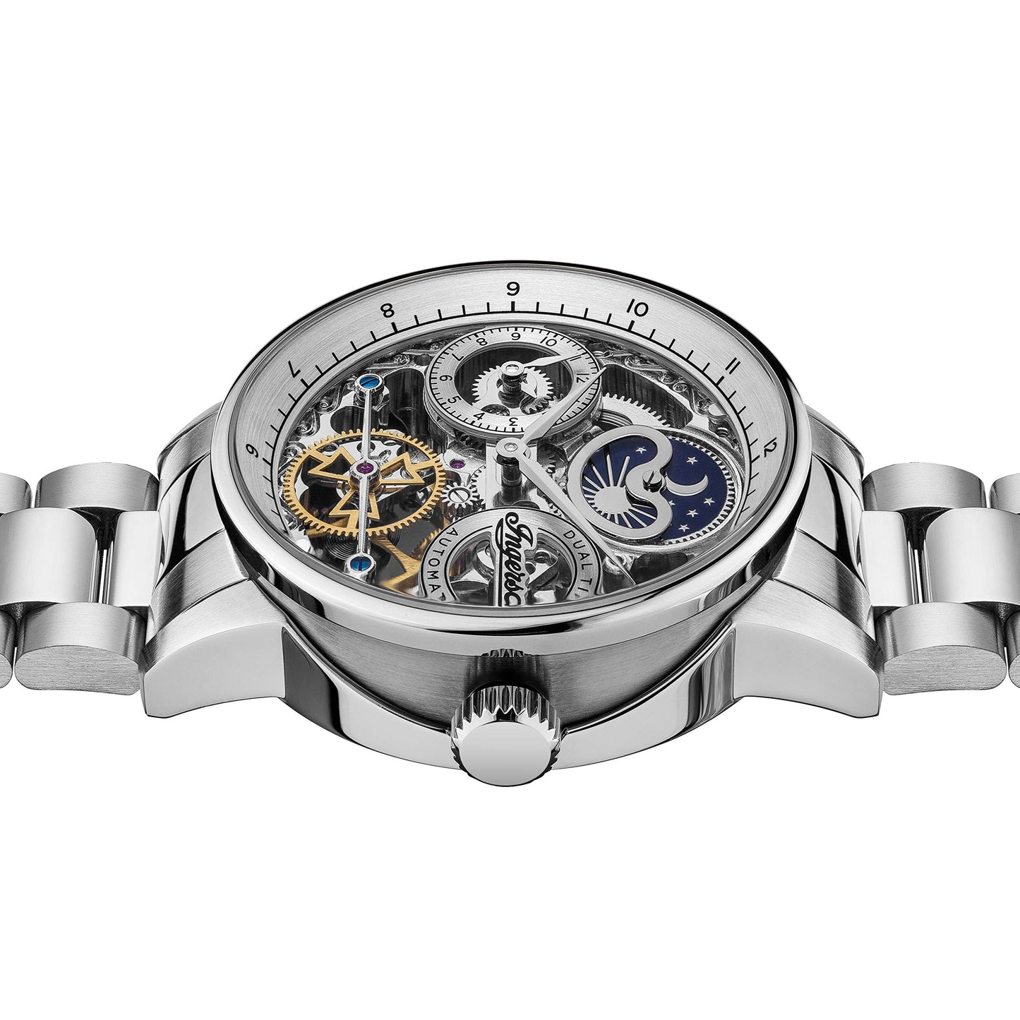 Ingersoll Analog Silver Dial Men's Watch-I07703