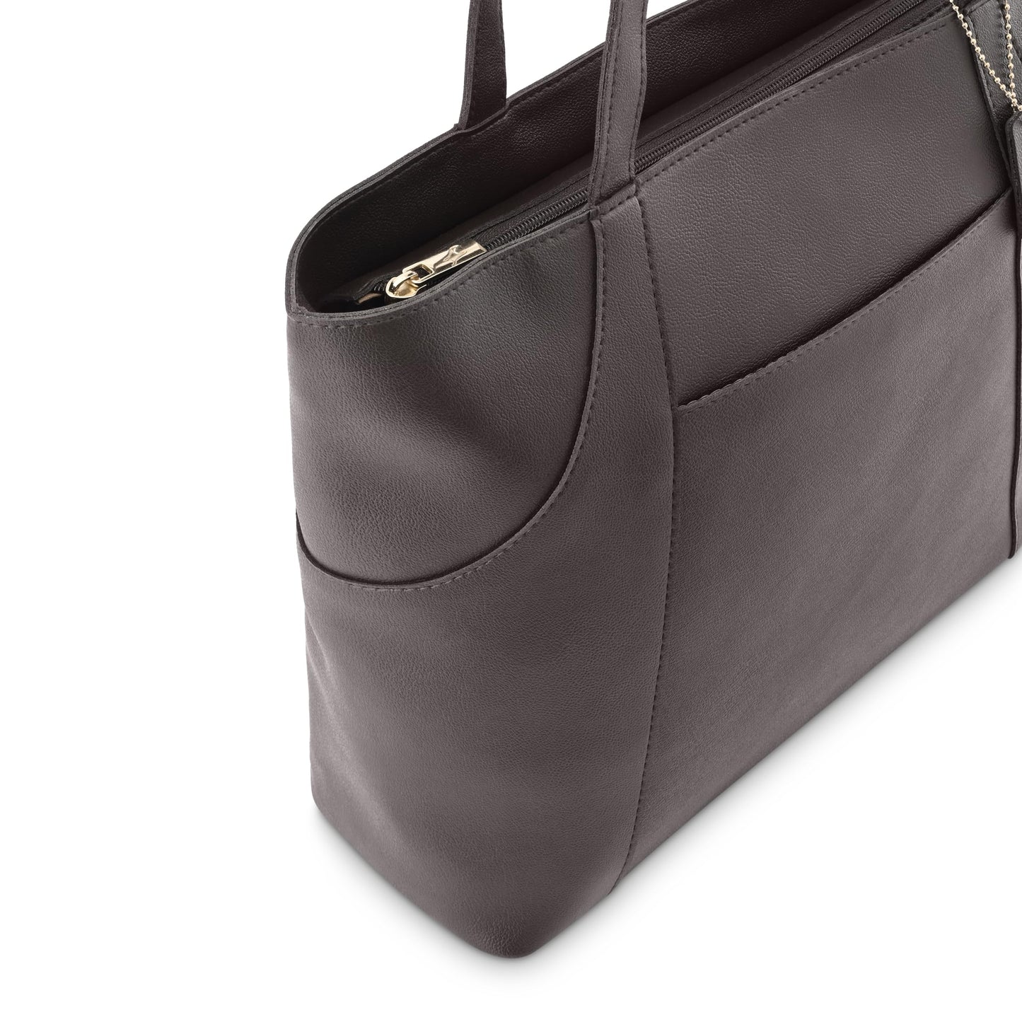 Fastrack Tan Laptop Tote Bag for Women, Girls and Ladies | Work and College Tote Bag for Women