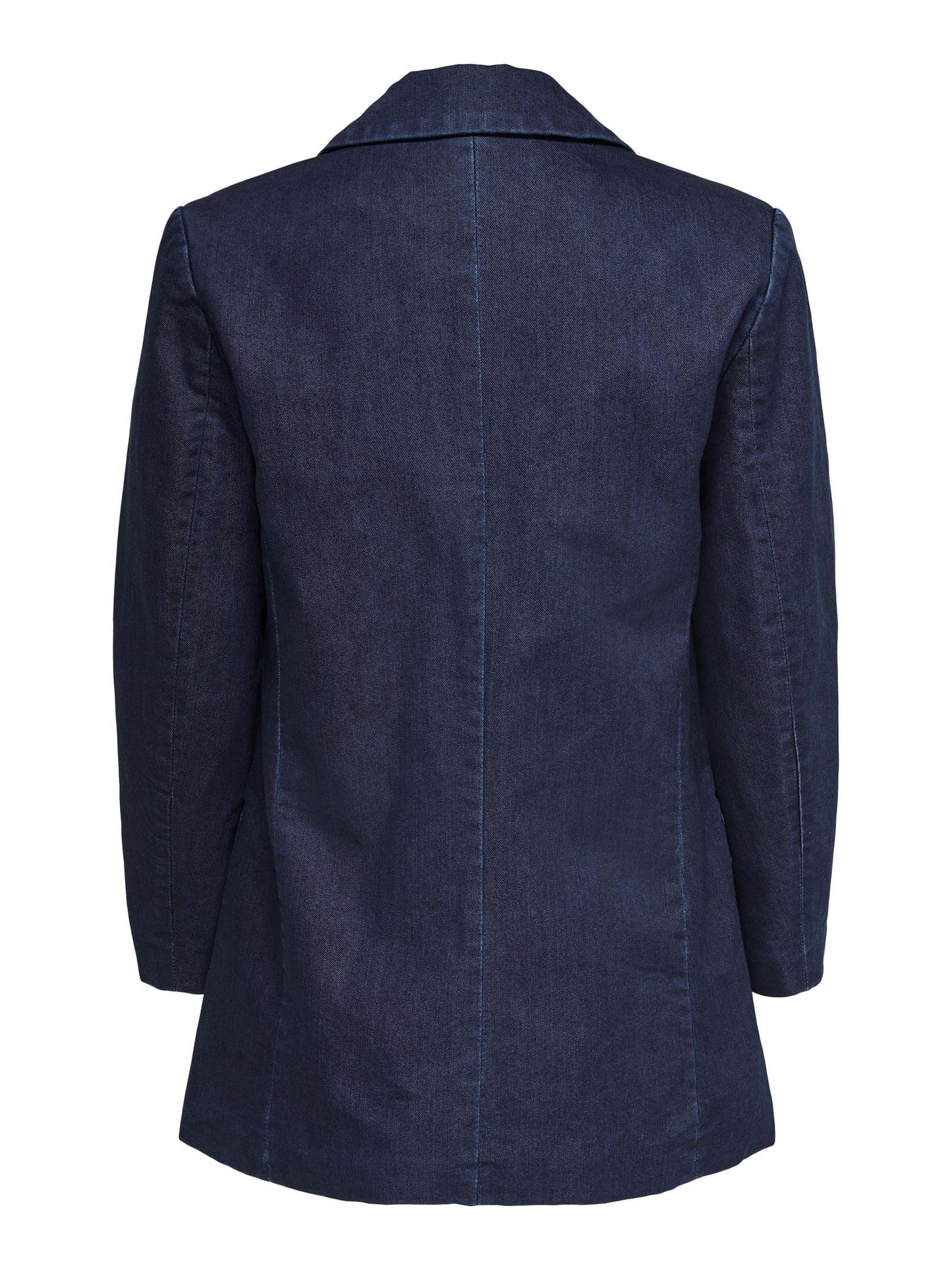 ONLY Regular Fit Blazer (122562501_Dark Blue Denim_S)