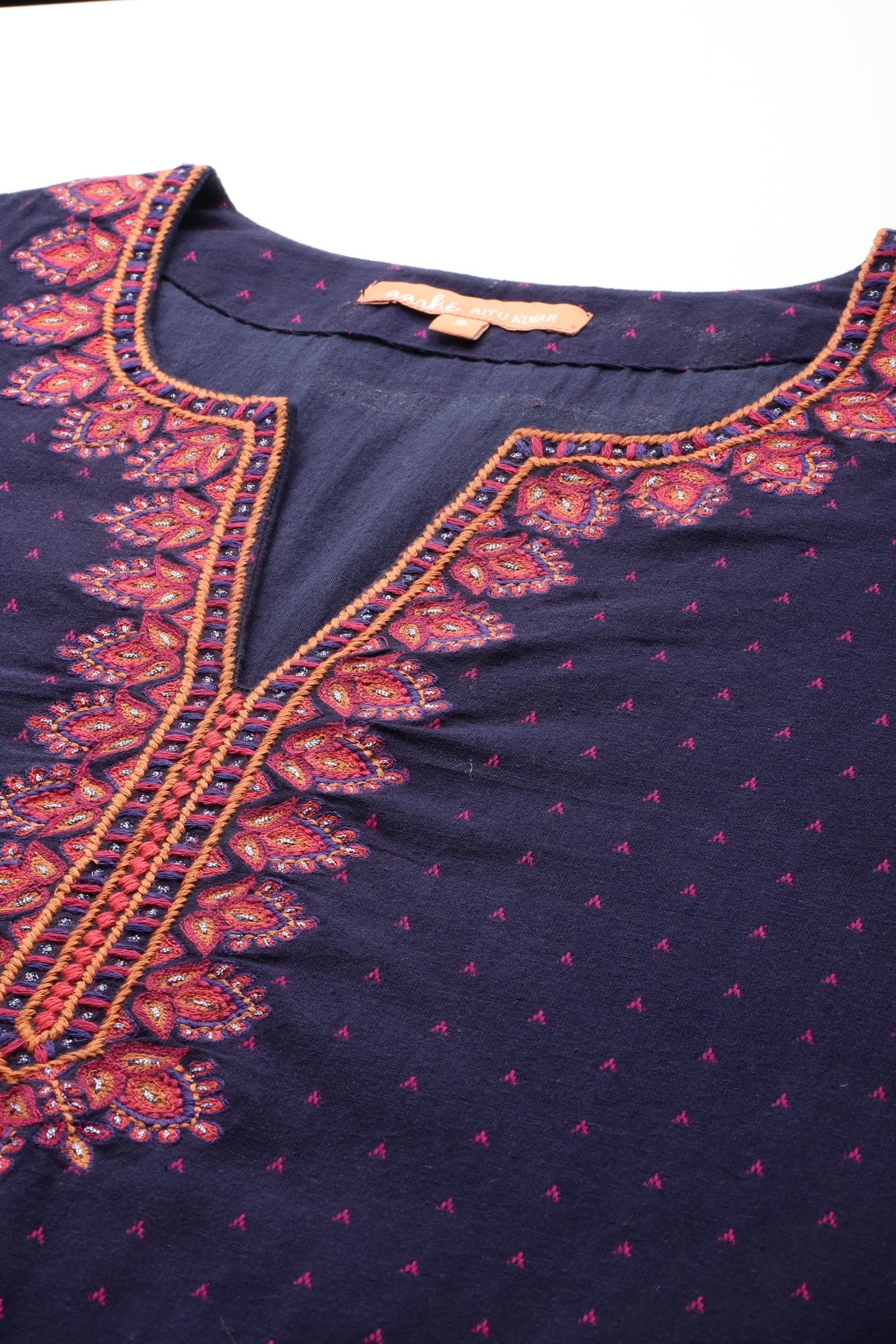 Aarke Ritu Kumar Blue Naina Kurta With Pant And Dupatta