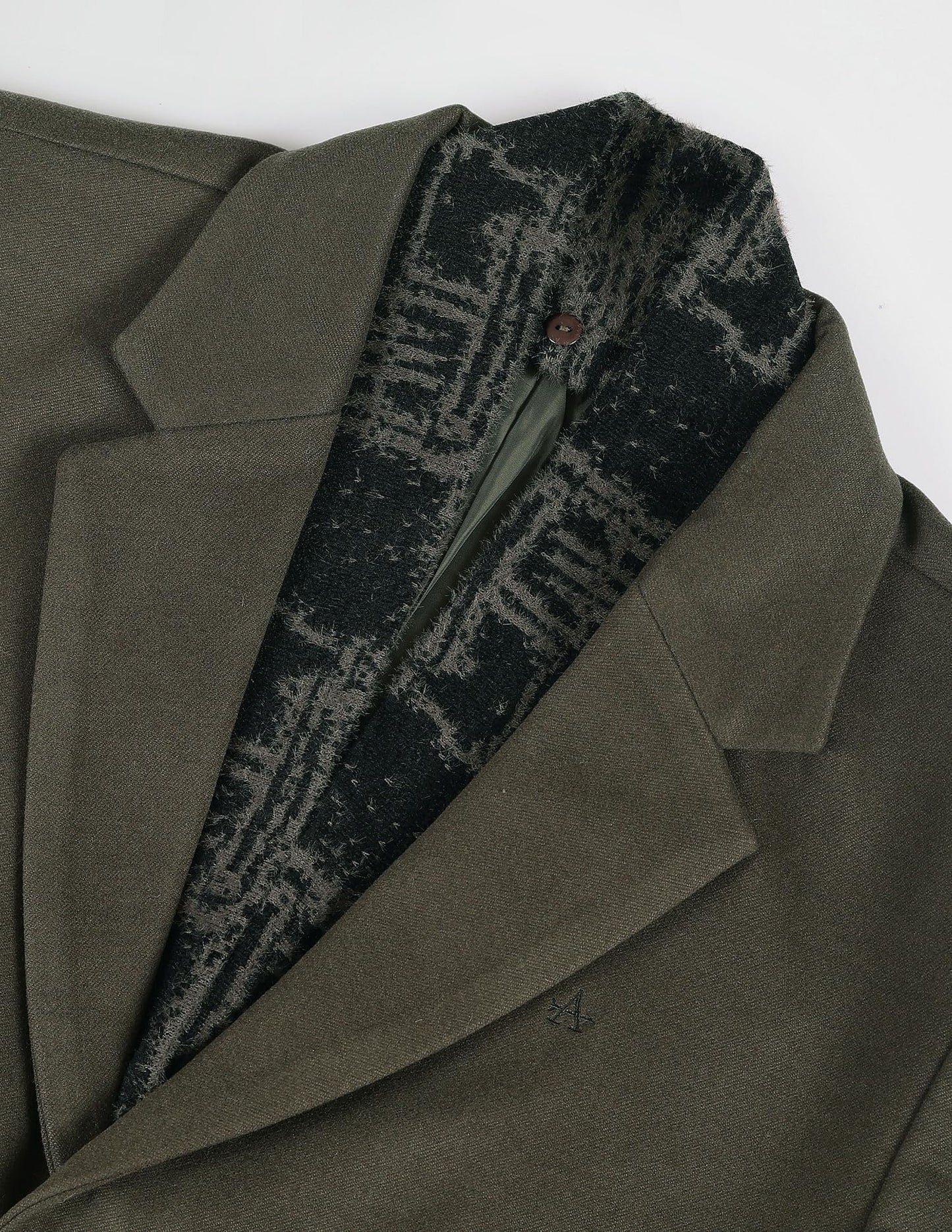 Arrow Men's Polyester Trench Standard Length Coat (ASAGJK4788_Olive, 2XL