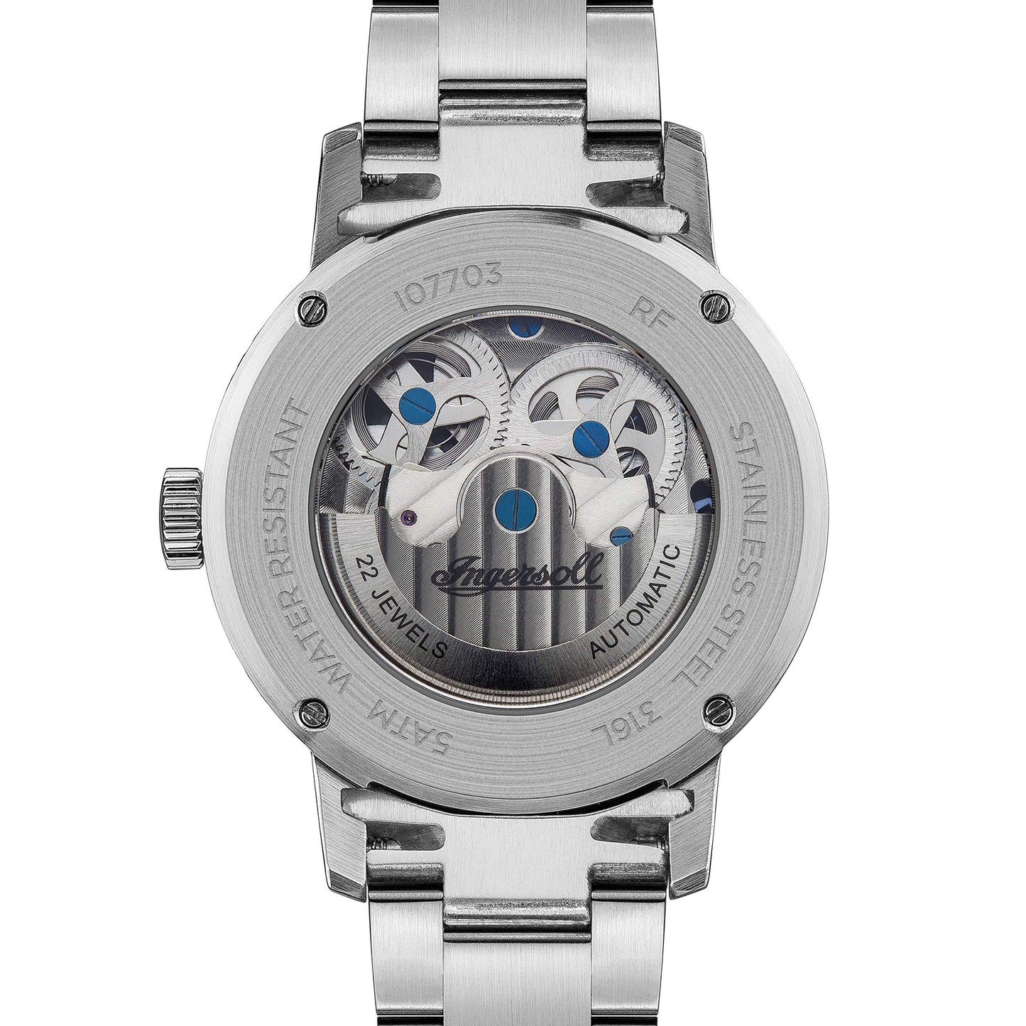 Ingersoll Analog Silver Dial Men's Watch-I07703