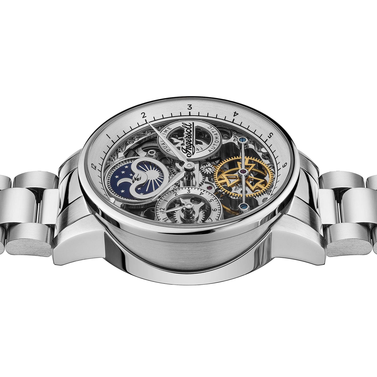 Ingersoll Analog Silver Dial Men's Watch-I07703