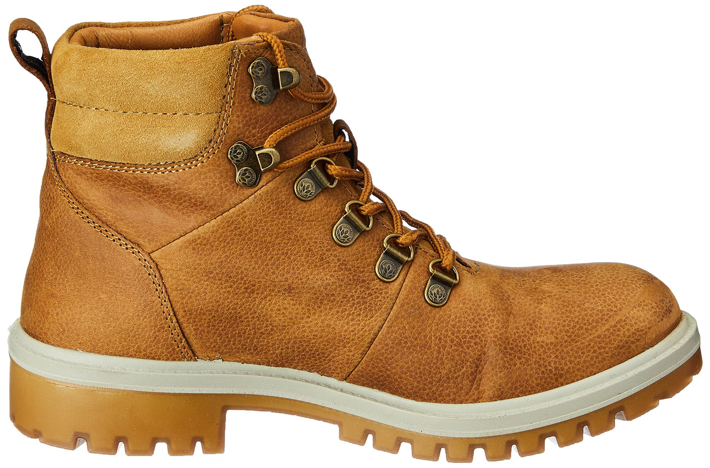 Woodland Men's Camel Leather Boots-9 UK (43 EU) (GB 2659117NW)