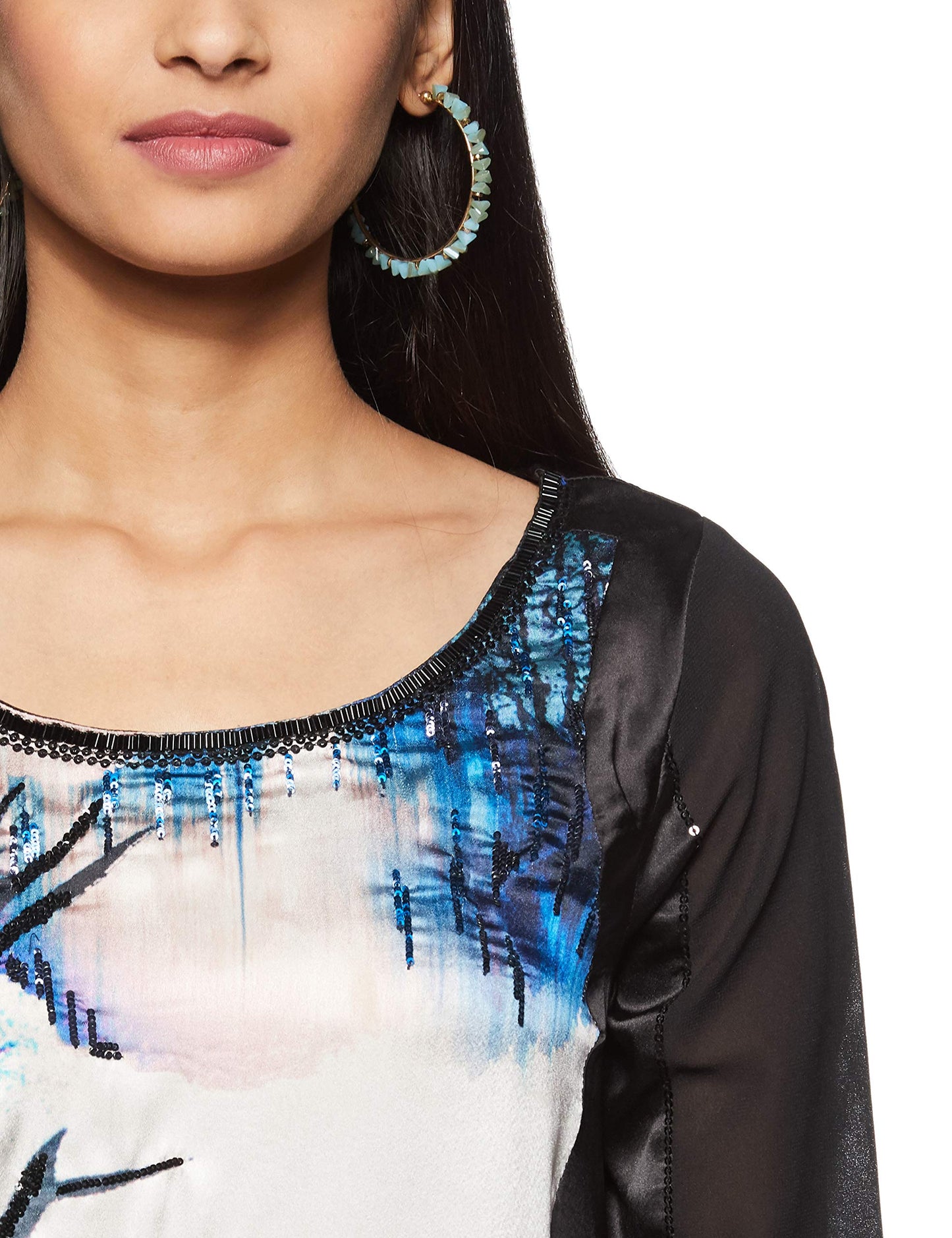 W for Woman Women's Straight Kurta (16AUS11190-57874-6-GREY)