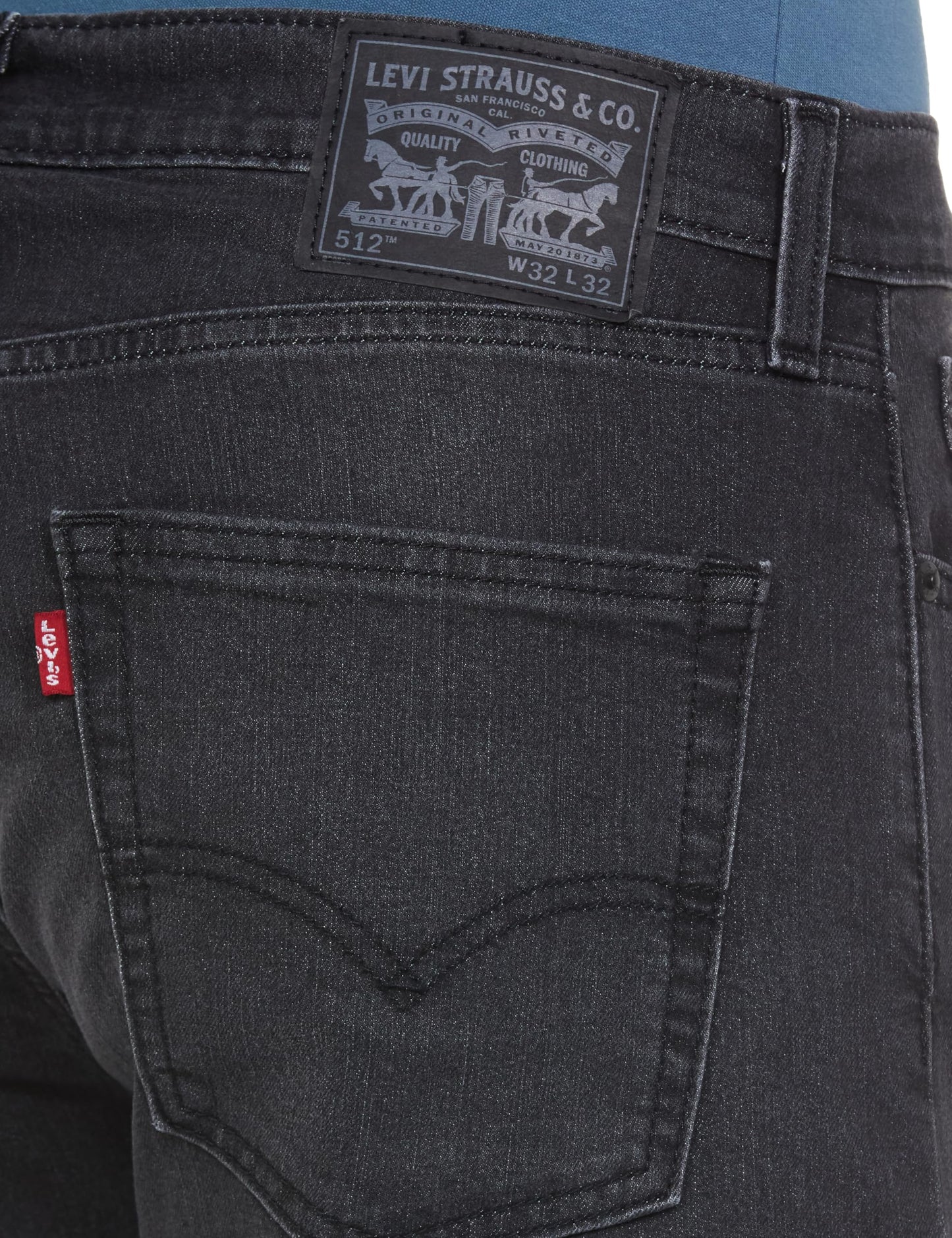 Levi's Men's Fitted Jeans (A7086-0183_Black