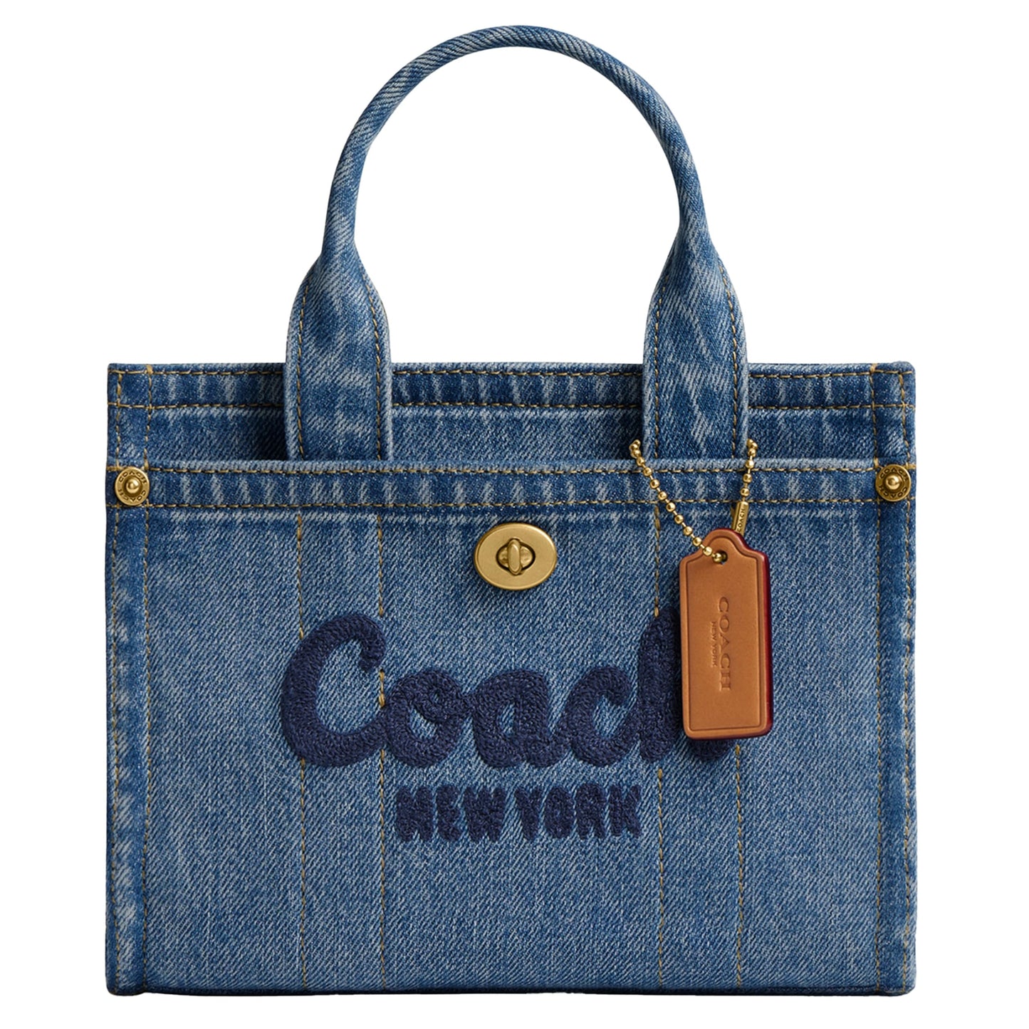 Coach Cargo Tote 20, Indigo, One Size, Cargo Tote 20